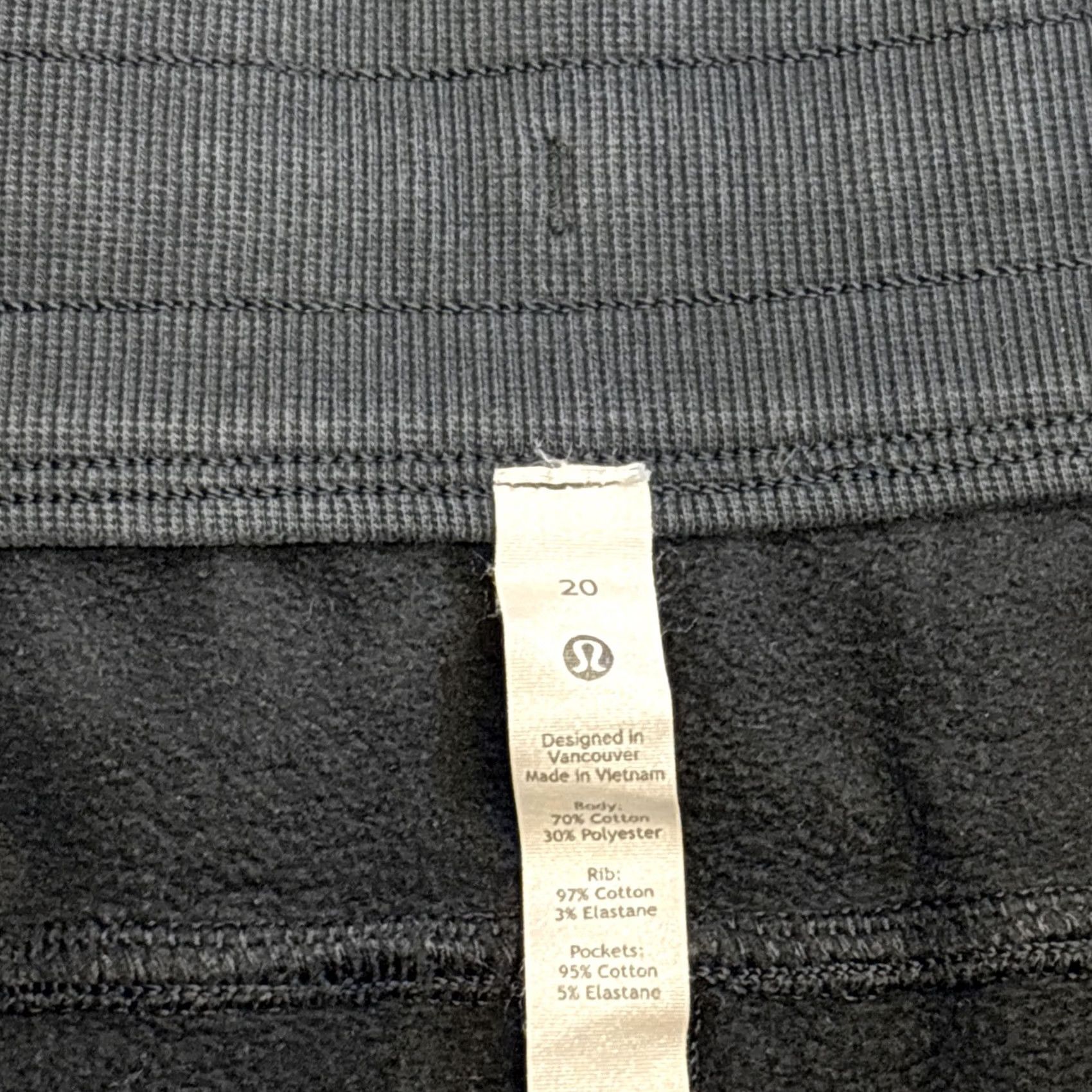 Lululemon Lululemon Ready To Rulu Jogger Pants Rulu Plus Size 20 Black Pockets Athleisure Pants Womens 20 Black Athletic Jogger Size 42" / US 20 - 2 Thumbnail