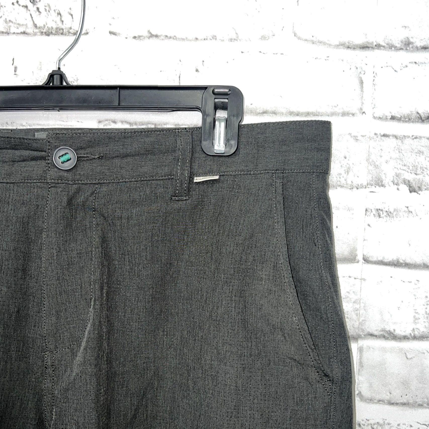 Vintage Linksoul Shorts Mens Size 32 Gray Chino Casual Size US 32 / EU 48 - 2 Thumbnail