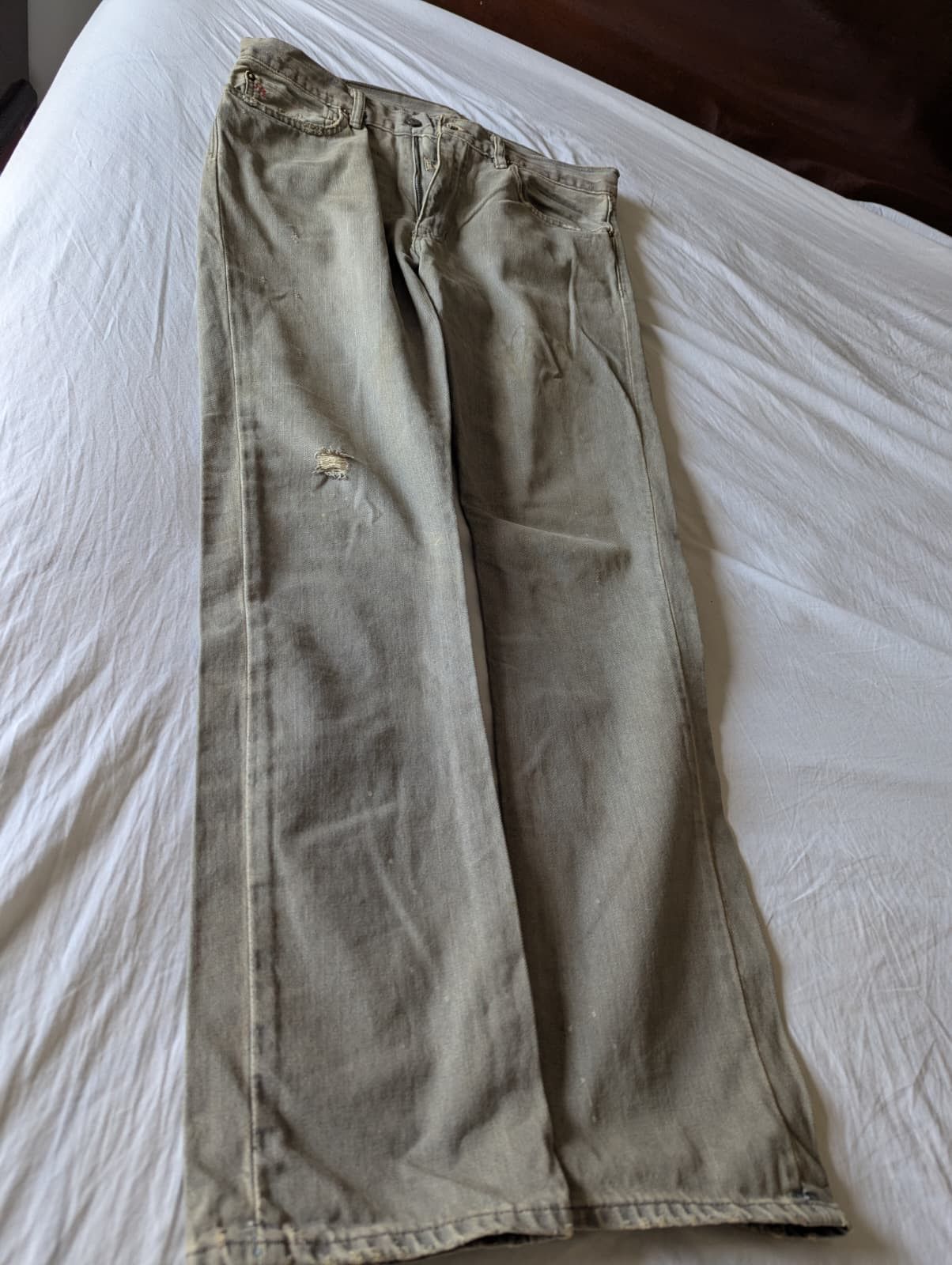Other Polo by Ralph Lauren Vintage Gray Jeans Size US 35 - 8 Thumbnail