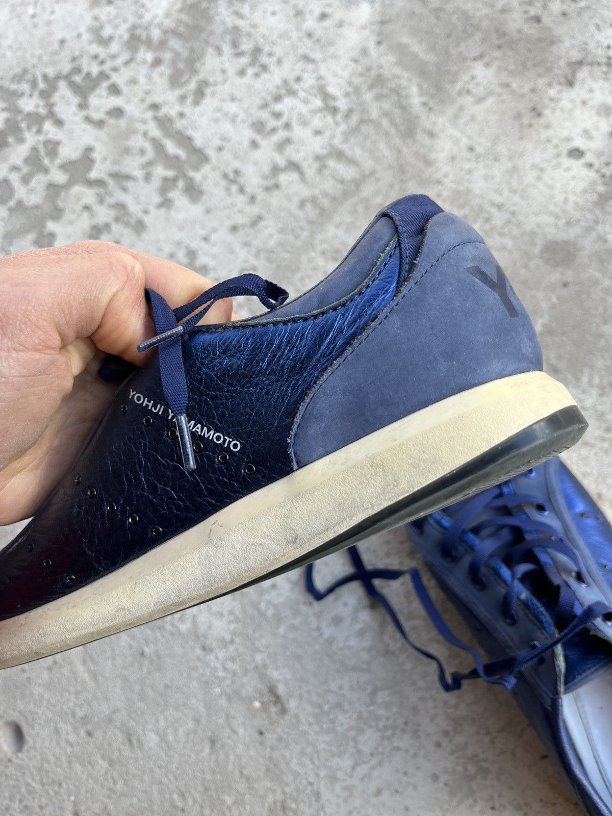 Adidas × Y-3 × Yohji Yamamoto AW09 Yohji Yamamoto x Adidas Y-3 Low Top Sneakers Shoes Y2K Size US 8 / EU 41 - 16 Thumbnail