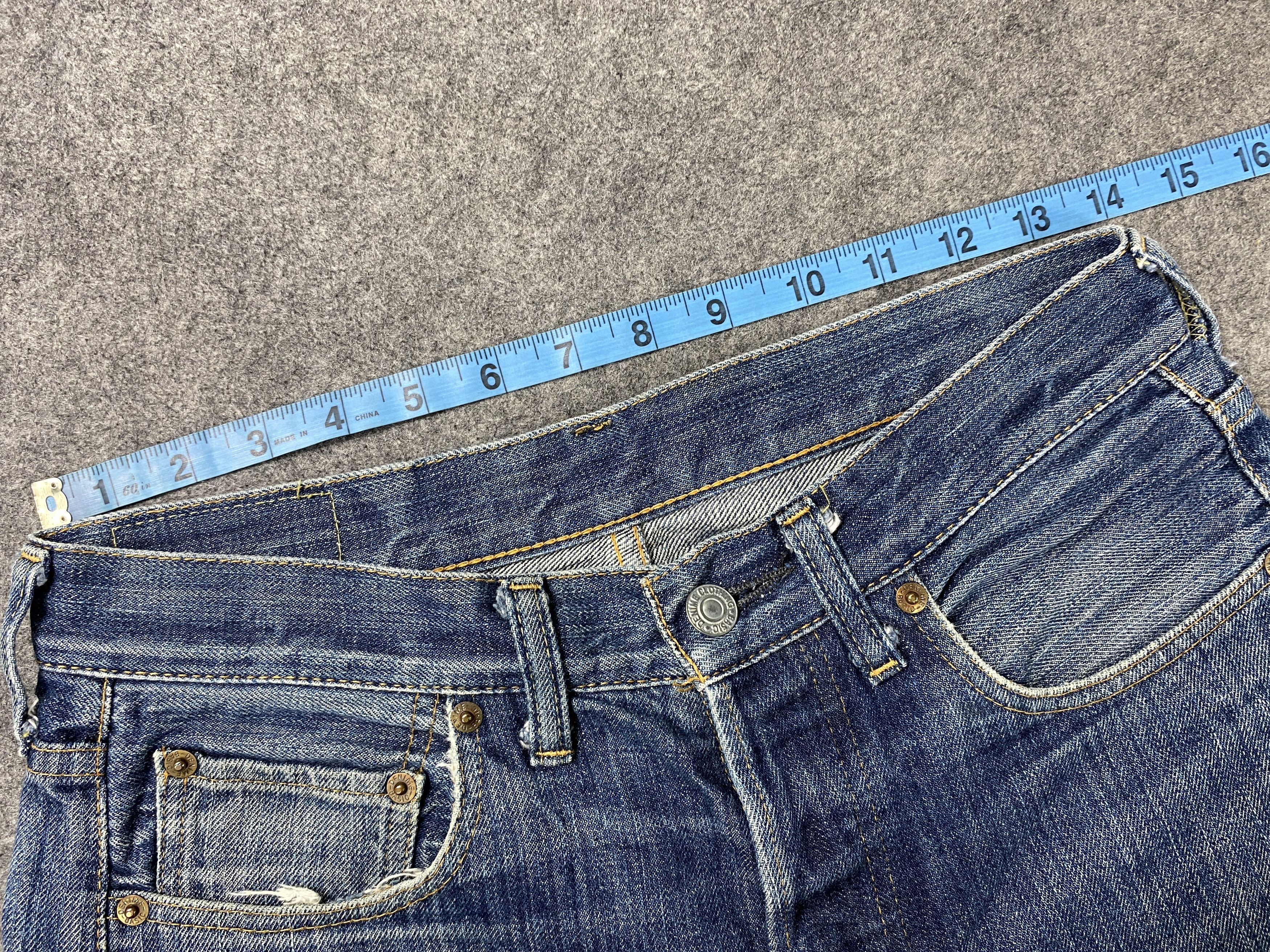 Japanese Brand Blue Vintage Denime Jeans 29x28.5 Denim JN2369 Size US 29 - 5 Thumbnail