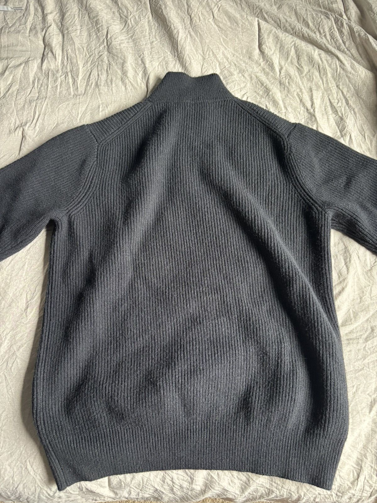 Uniqlo Black knit Quarter Zip Size US L / EU 52-54 / 3 - 3 Thumbnail