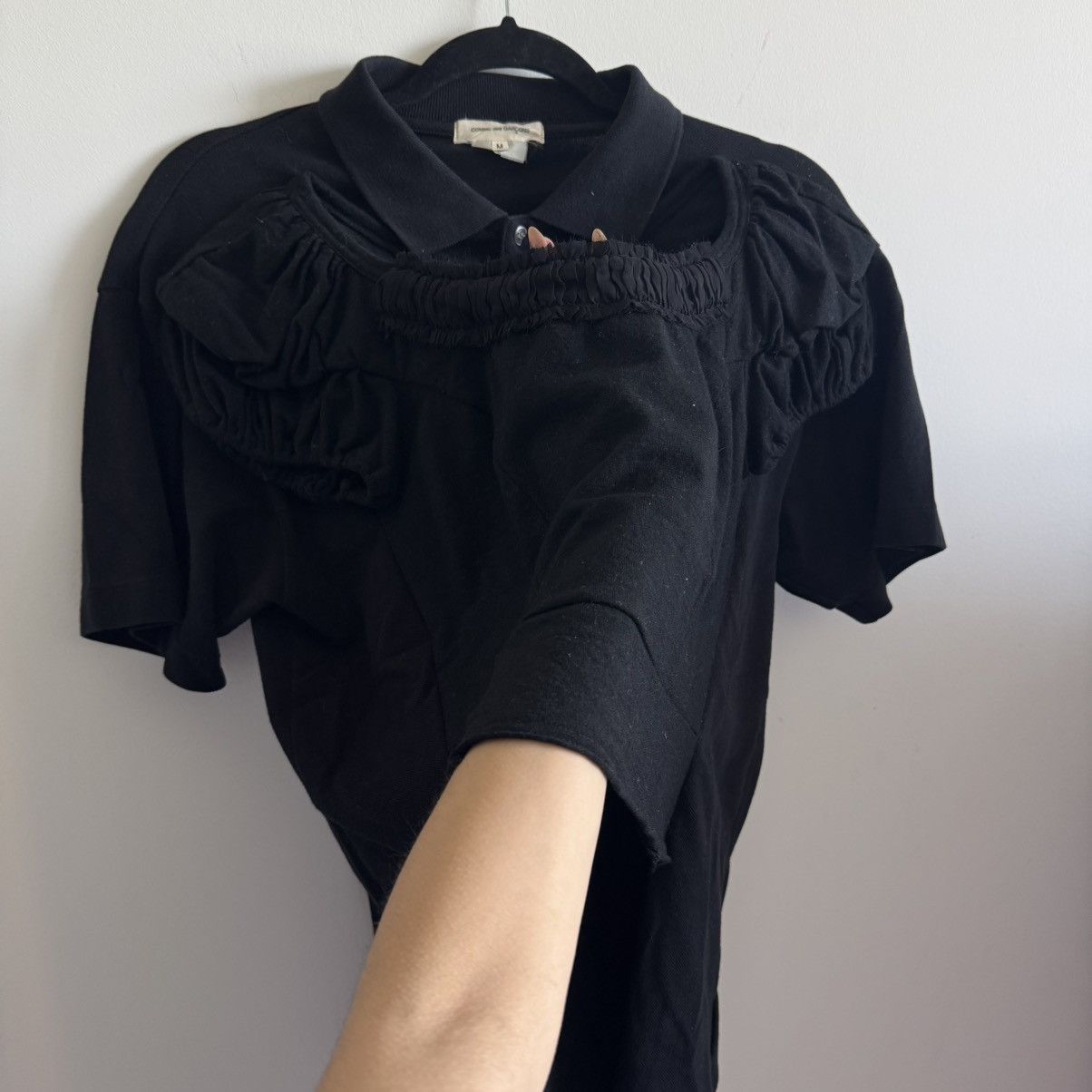 Comme des Garcons AD2006 Double Shirt Polo Size M / US 6-8 / IT 42-44 - 1 Thumbnail