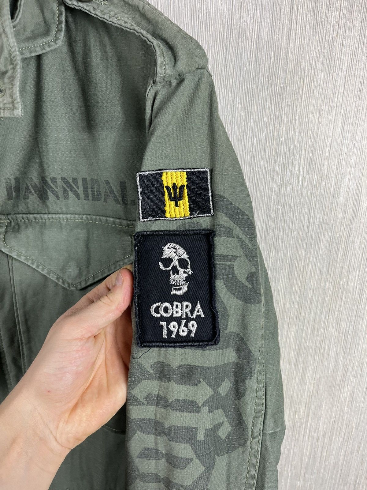 Designer Rag recycle military cobra multipocket jacket hannidal patch Size US M / EU 48-50 / 2 - 10 Thumbnail