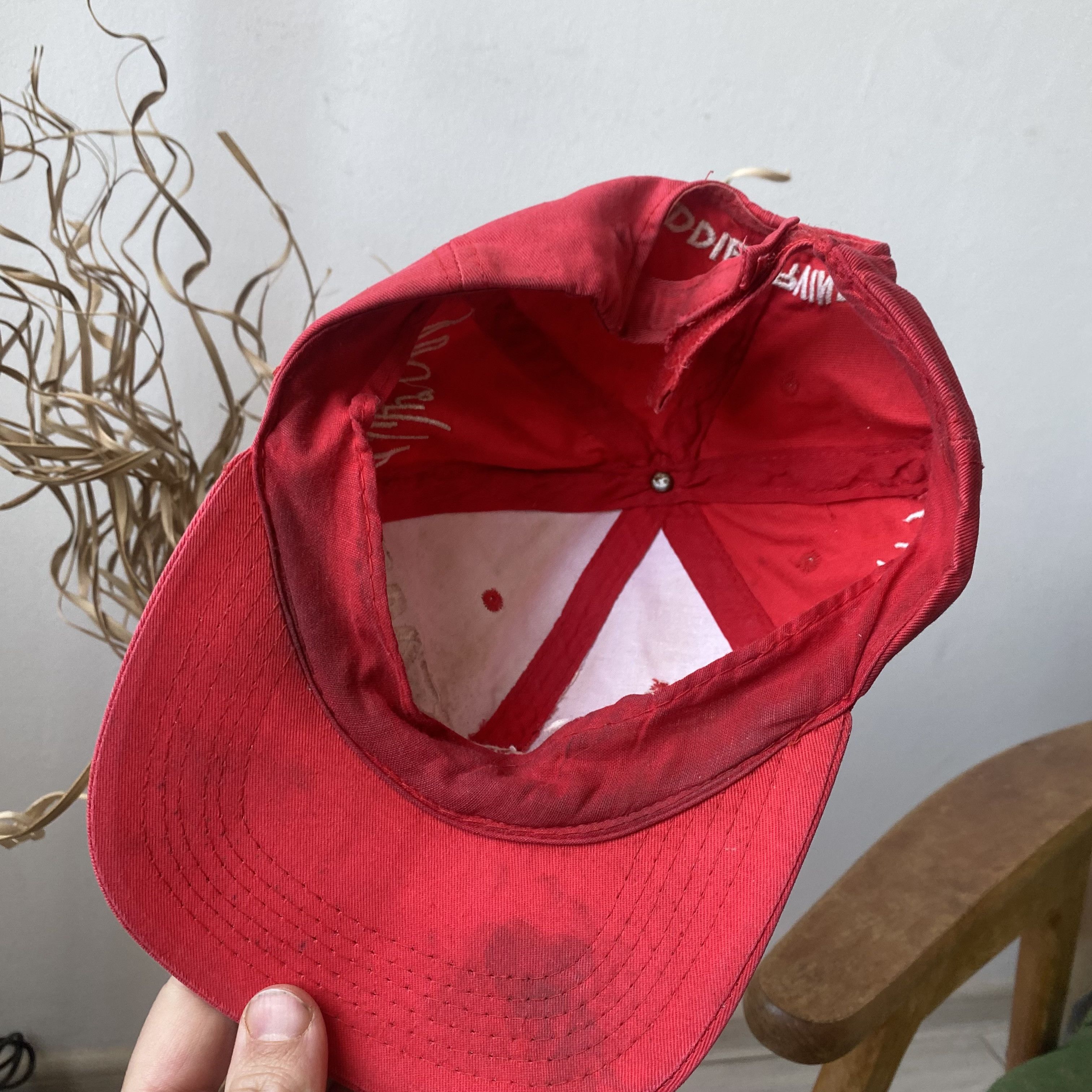Ferrari 🏎 Rare Vintage 90s F1 Eddie Irvin rasing Cap hat Dad hat Size ONE SIZE - 8 Thumbnail