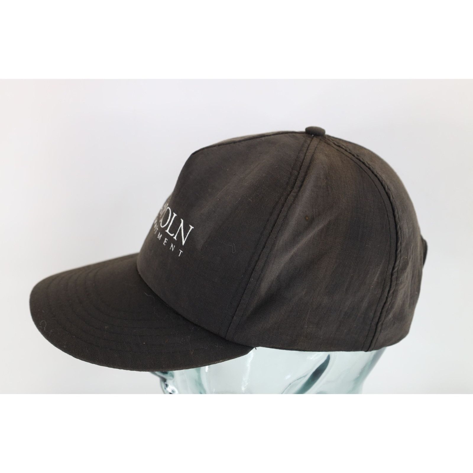 Vintage Vintage 80s 90s Spell Out Lincoln Car Sun Faded Snapback Hat Size ONE SIZE - 4 Thumbnail