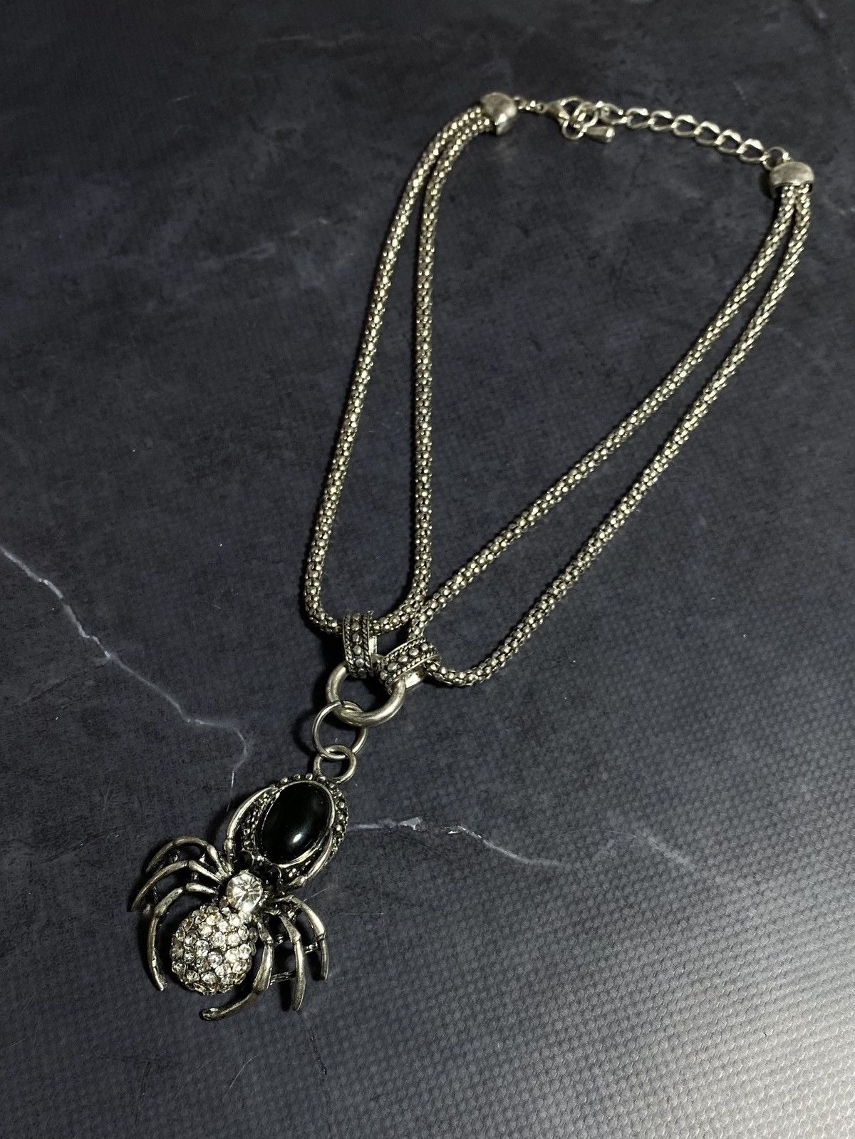 Jewelry Vintage Gothic Spider Pendant Necklace Statement Piece Size ONE SIZE - 1 Thumbnail
