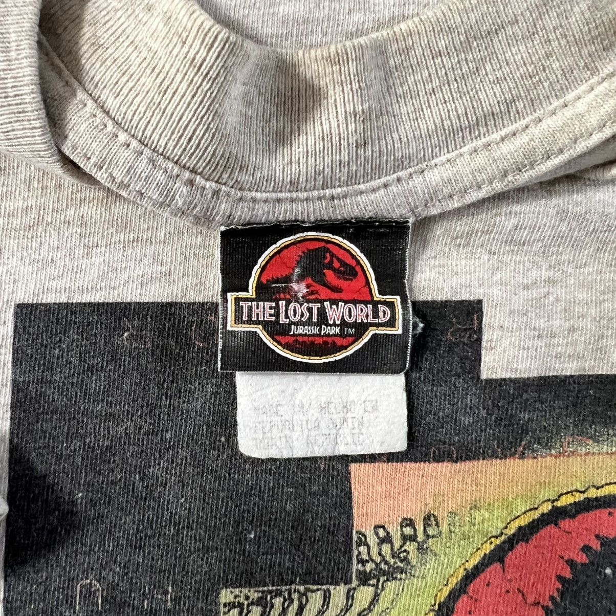 Vintage Vintage 1997 Jurassic Park Rare DNA Tshirt Single Stitched Size US XL / EU 56 / 4 - 5 Thumbnail