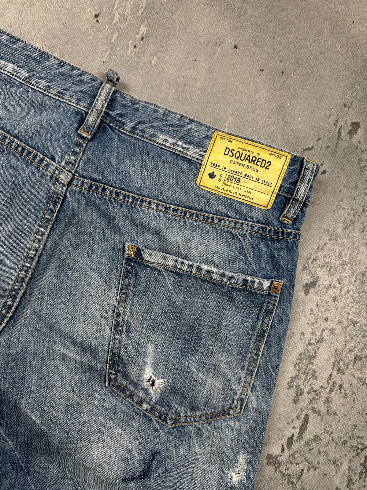 Dsquared2 Dsquared2 Cool Guy Distressed Plaid Patch Jeans Archive Y2K Size US 34 / EU 50 - 7 Thumbnail