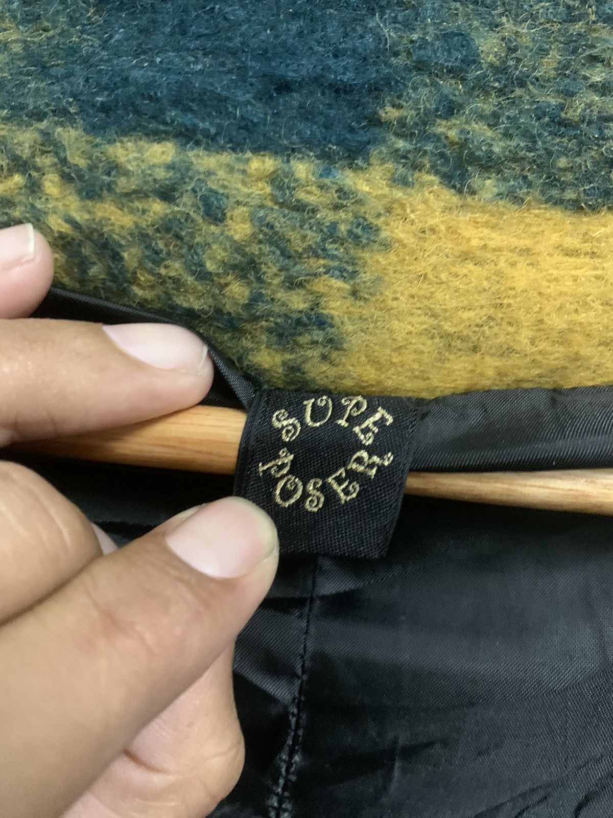 Designer × Vintage Vintage Supe Poser Wool Jacket Size M / US 6-8 / IT 42-44 - 7 Thumbnail
