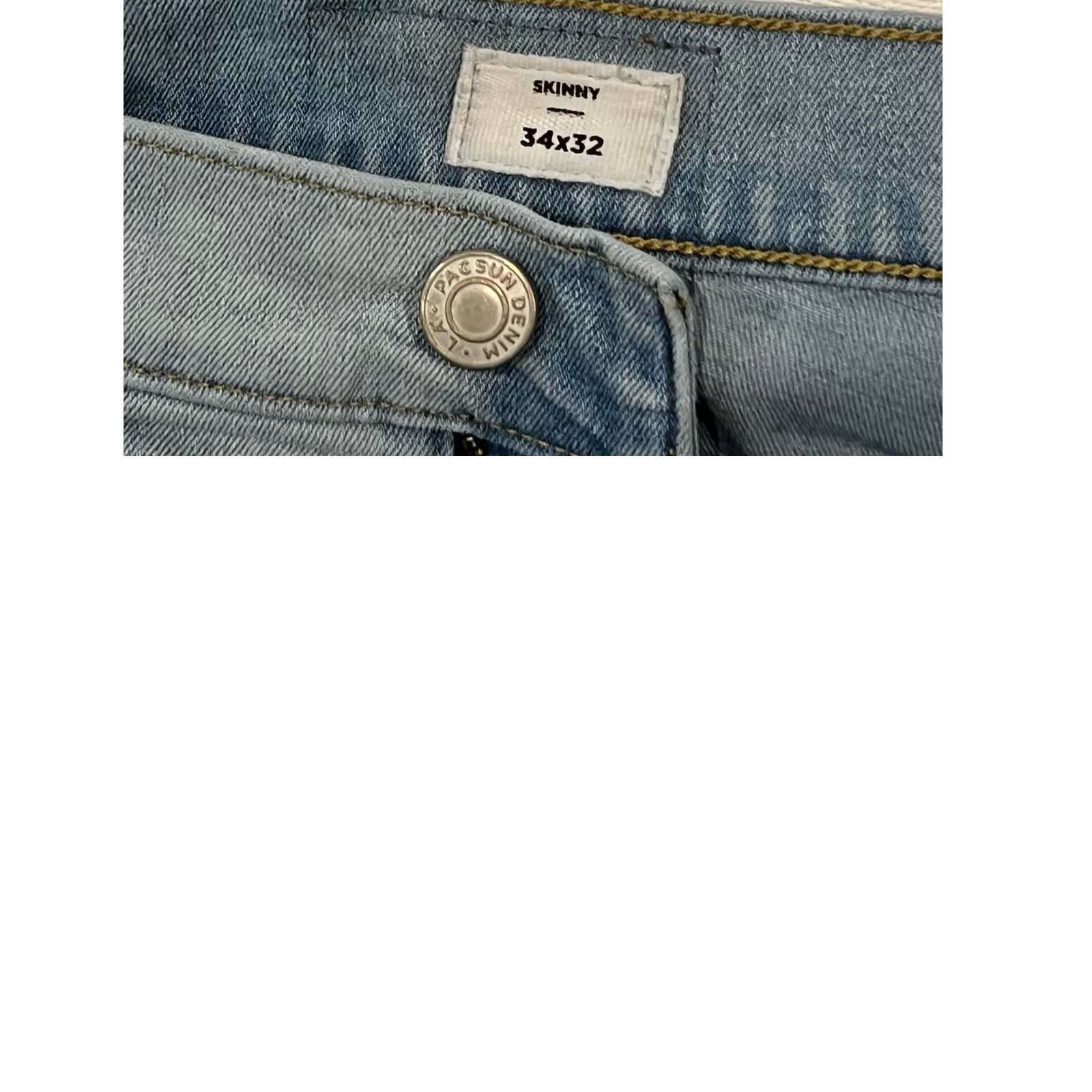 Pacsun PacSun Skinny Jeans Mens 34x32 Size US 34 / EU 50 - 3 Thumbnail