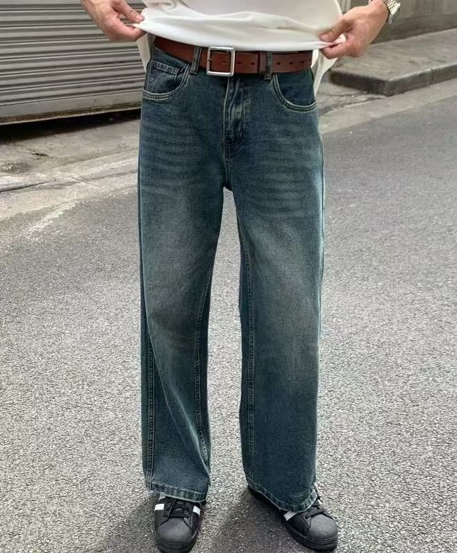 Japanese Brand × Jean American street style washed distressed jeans Size US 32 / EU 48 - 1 Thumbnail