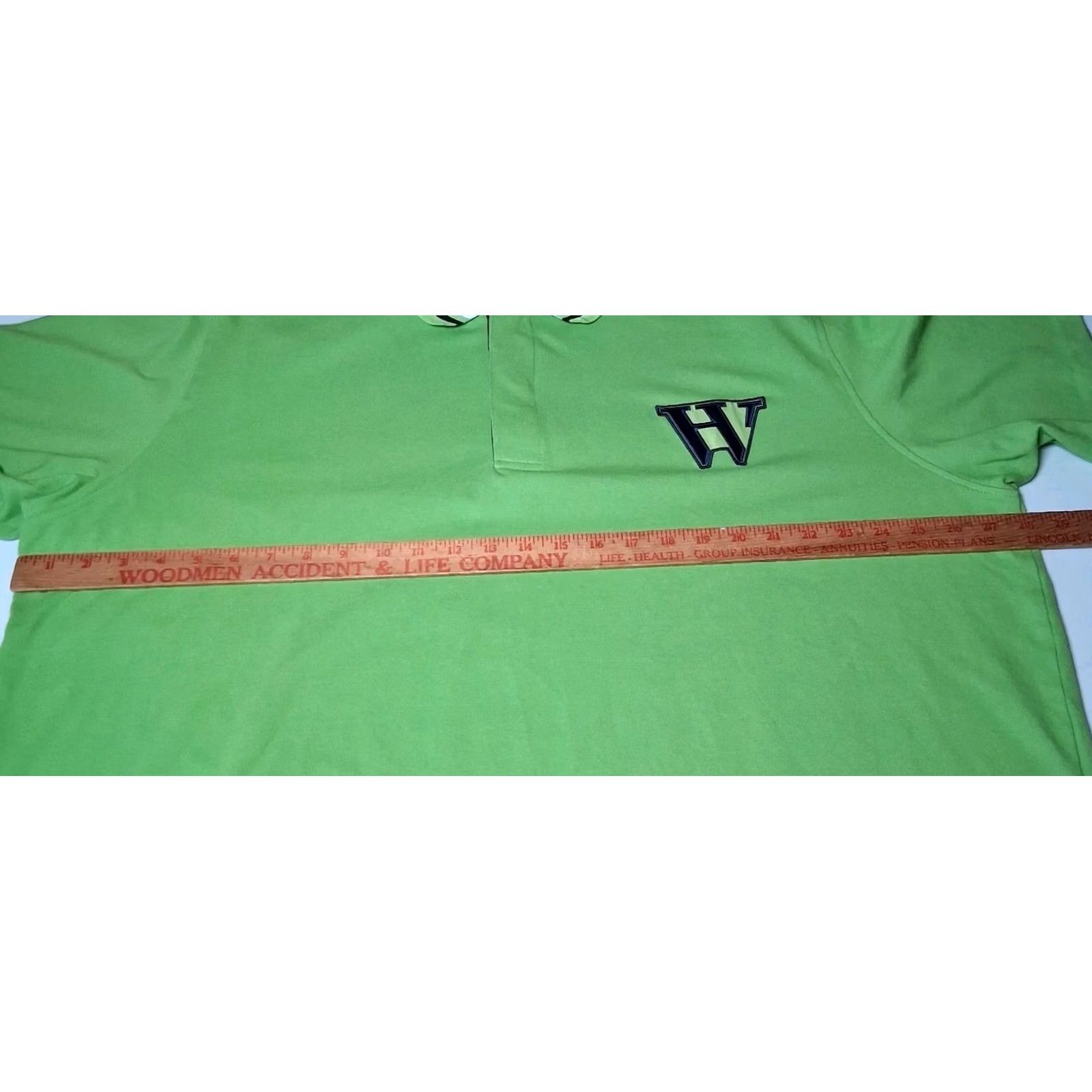 Vintage VINTAGE Houston White Polo Shirt Men 2XL Lime Green Woven W Sporty Golf Preppy Size US XXL / EU 58 / 5 - 5 Thumbnail