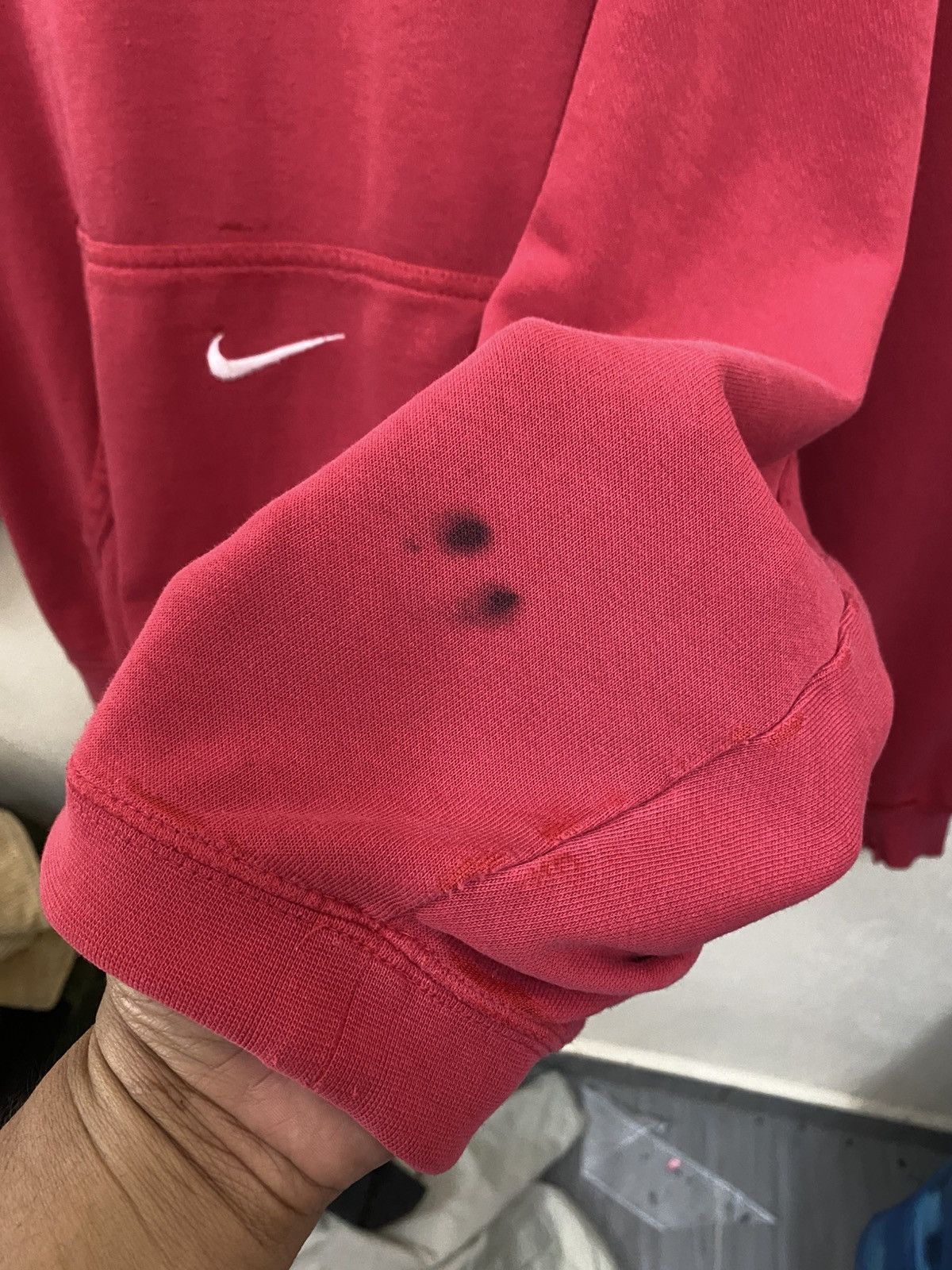 Nike Vintage Nike Hoodie Centre Pocket - Red Size US XXL / EU 58 / 5 - 7 Thumbnail
