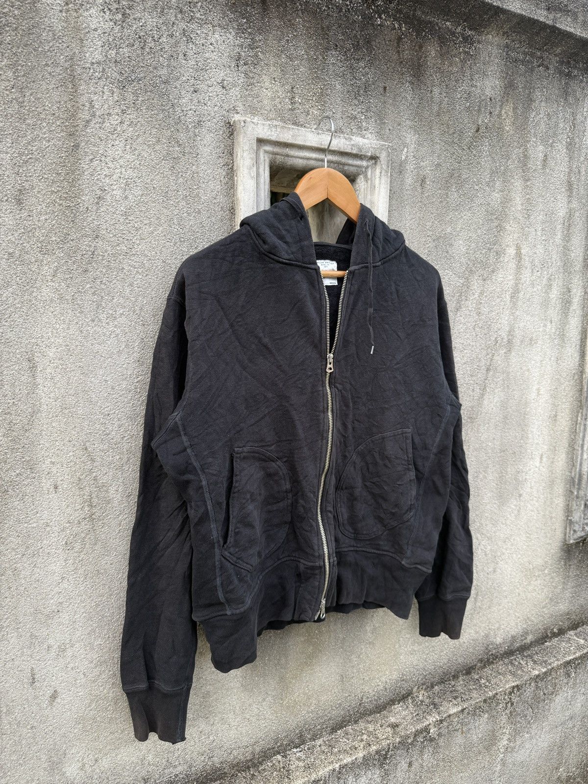 Japanese Brand Vintage Double Zip-up Hoodie Inspired by Number nine Size US M / EU 48-50 / 2 - 2 Thumbnail