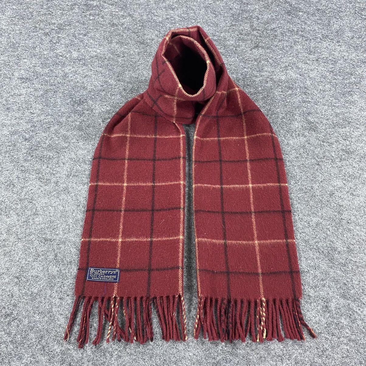 Burberry × Vintage Burberrys Scarf # Muffler # Neckwear # D205 Size ONE SIZE - 1 Thumbnail