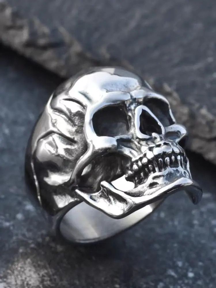 Designer × Japanese Brand × Vintage Hip Hop Vintage Skull Ring Size ONE SIZE - 2 Thumbnail