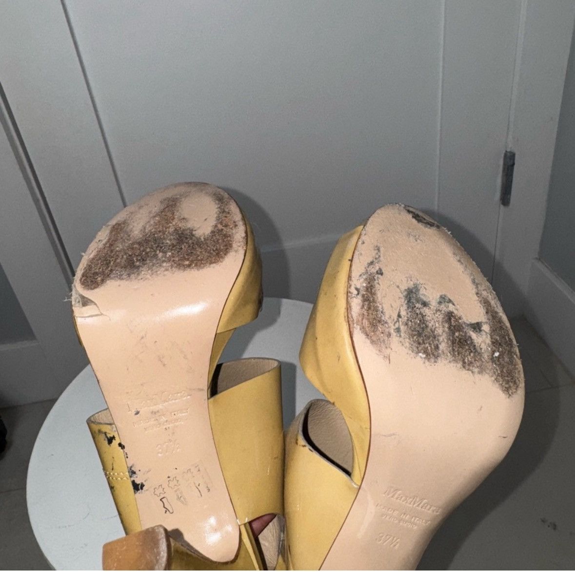 Max Mara Max Mara Tan Patent Heels/ 7.5 Size US 7.5 / IT 37.5 - 6 Thumbnail