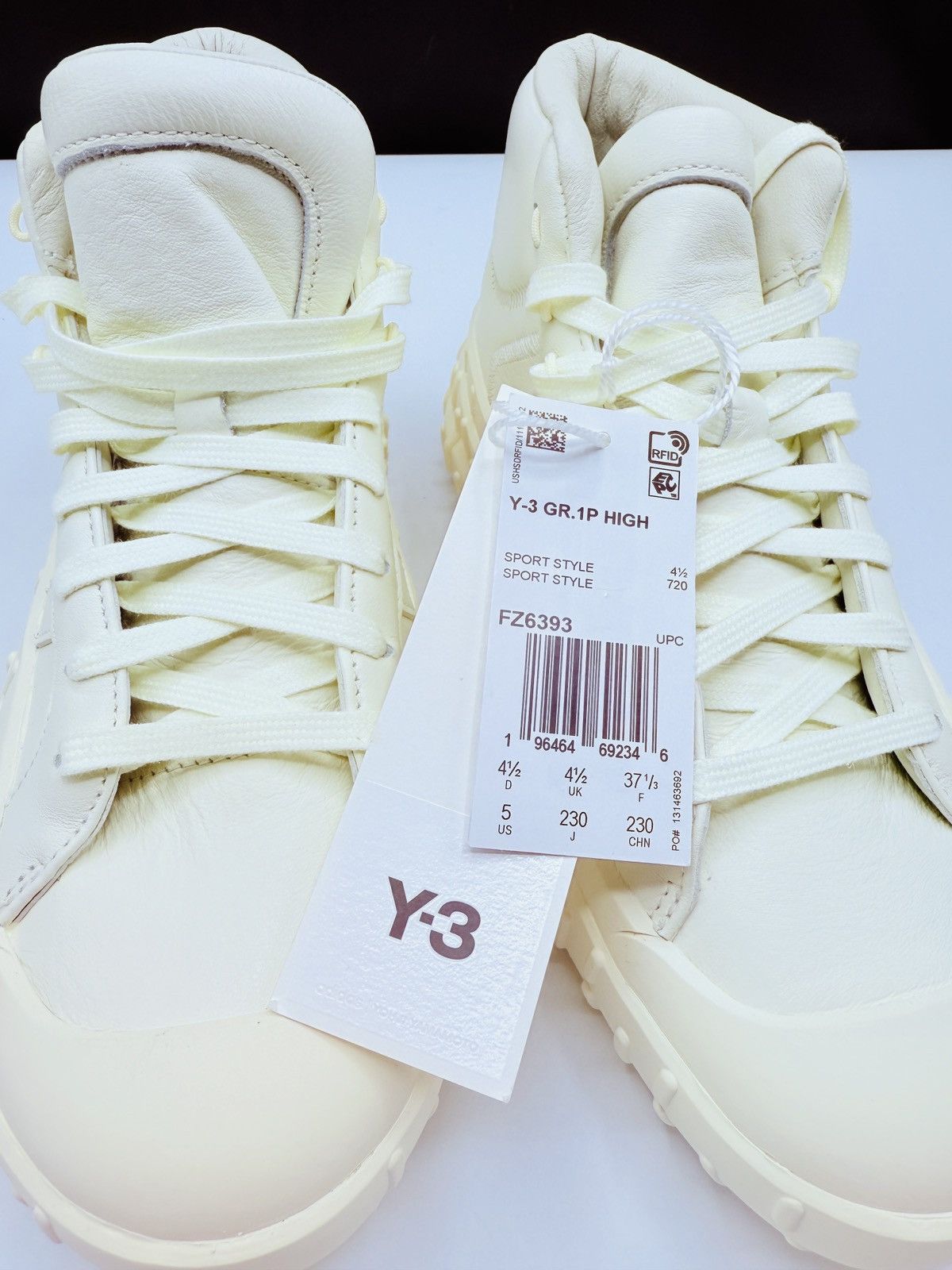 Adidas × Y's Adidas Y-3 GR.1P Yamamoto Off White FZ6393 Men 5 Women 6.5 Size US 6.5 / IT 36.5 - 5 Thumbnail