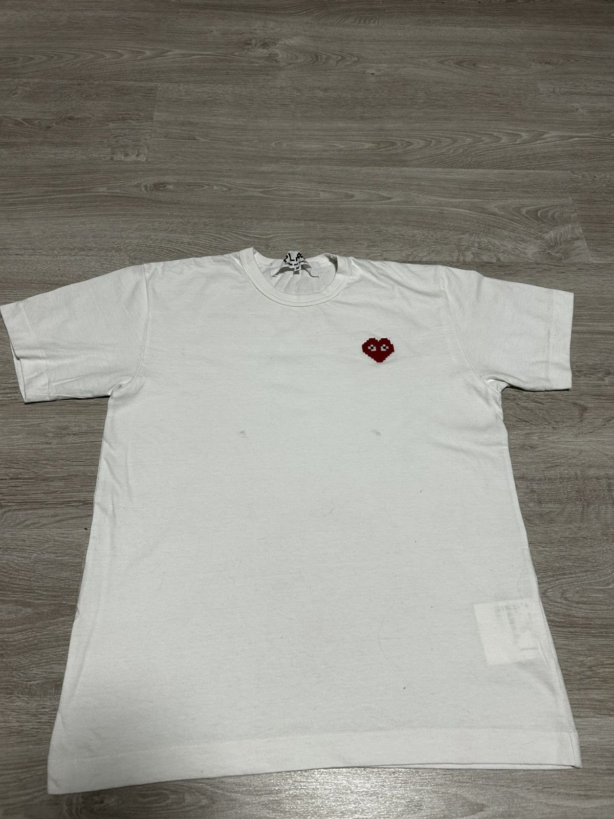 Comme des Garcons PLAY COMME DES GARÇONS PLAY Artwork Invader Edition Heart T-Shirt Size US S / EU 44-46 / 1 - 1 Thumbnail