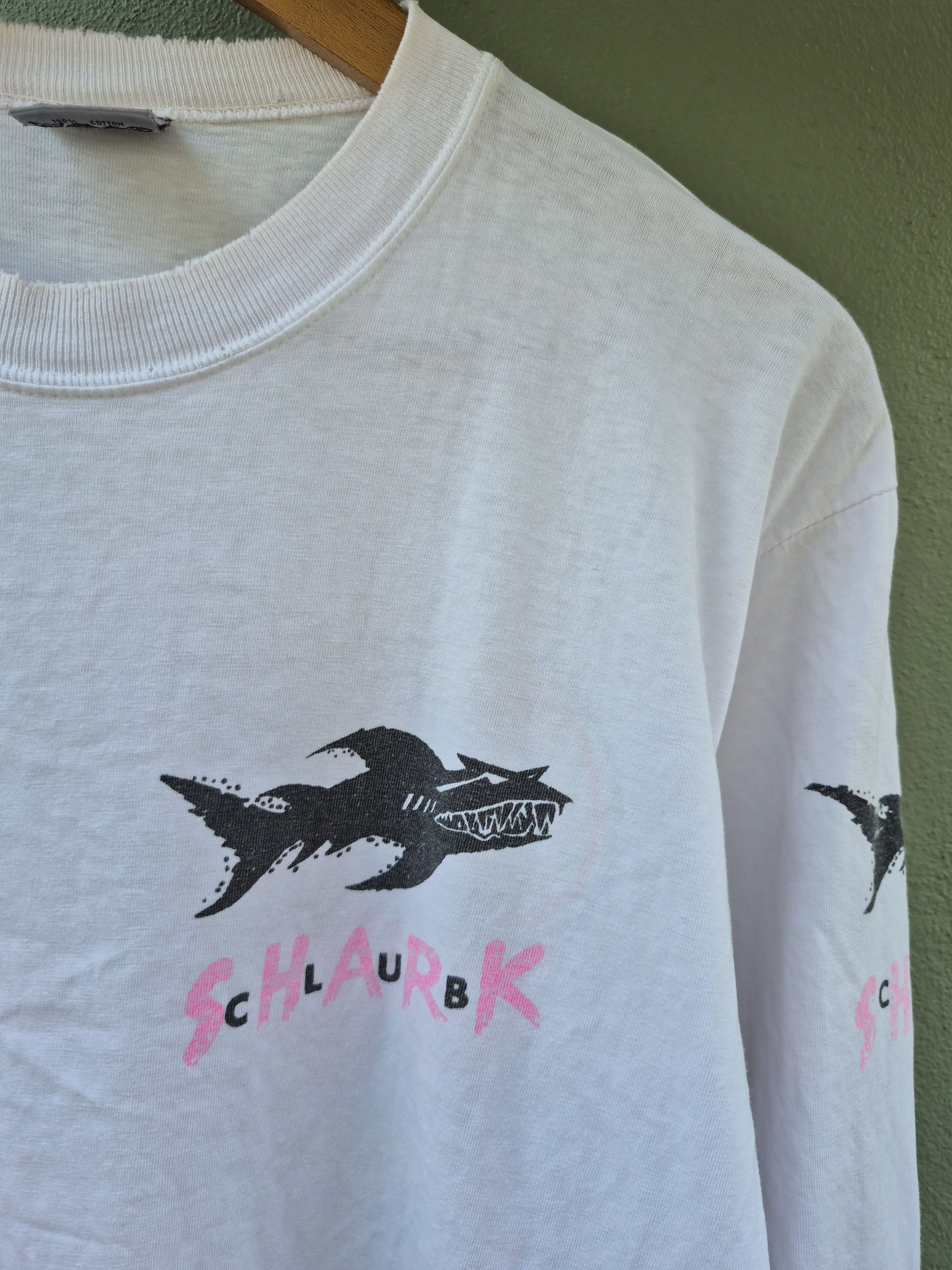 Vintage 🔥Vintage 90s Shark Club Surf Skate Tees Size US M / EU 48-50 / 2 - 5 Thumbnail