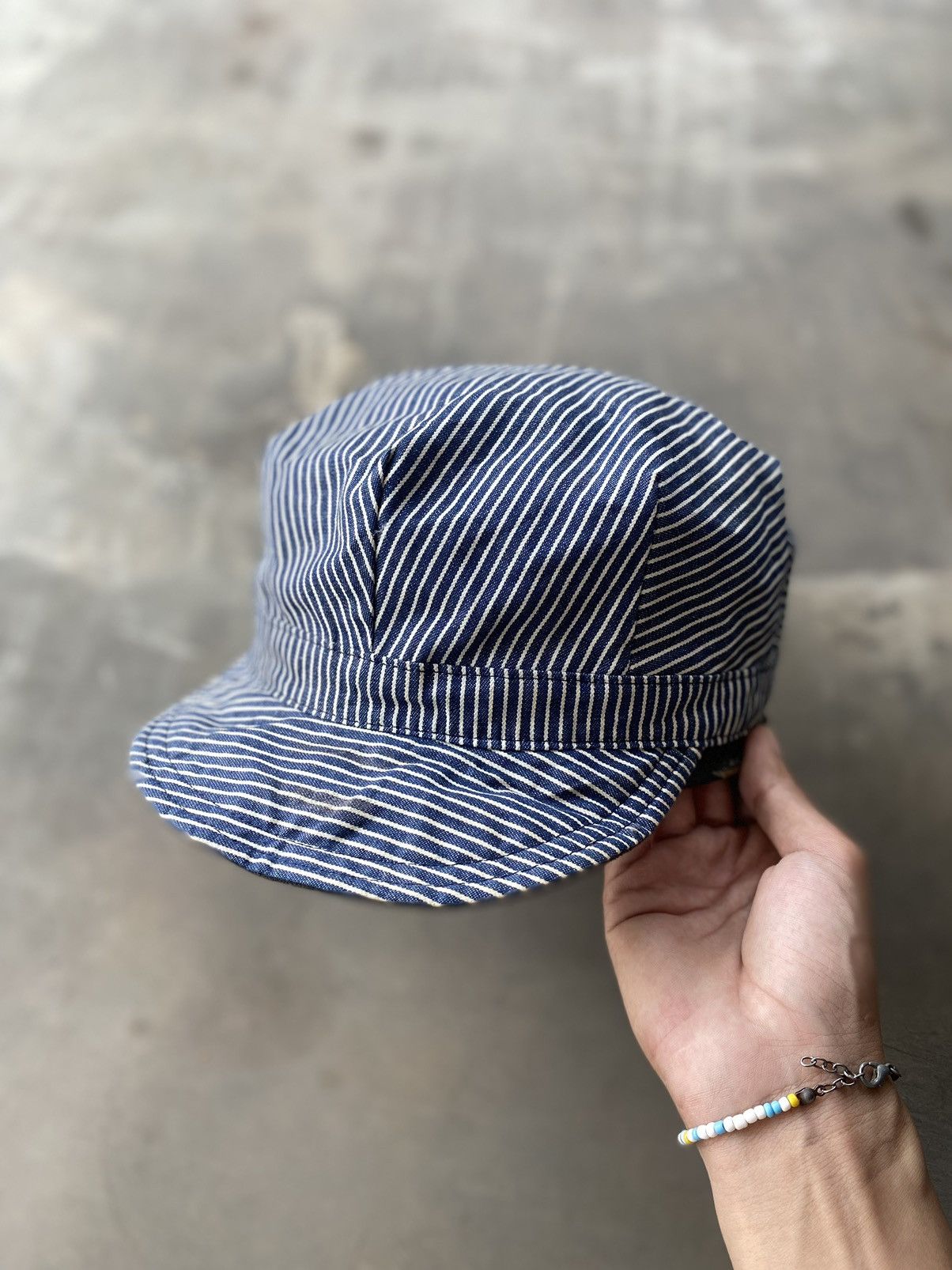 Japanese Brand × Vintage REVERSIBLE JACK & JILL HICKHORY MECHANIC CAP Size ONE SIZE - 1 Thumbnail