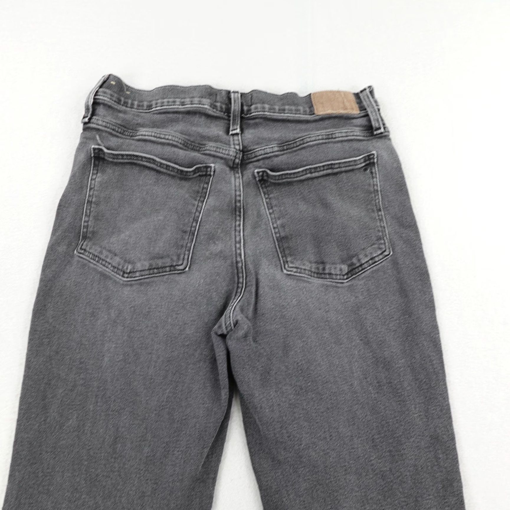 Madewell VINTAGE Madewell Jeans Womens 30 Gray High Rise Straight Fit Stretch Denim Casual Retro Size 30" / US 8 / IT 44 - 5 Thumbnail