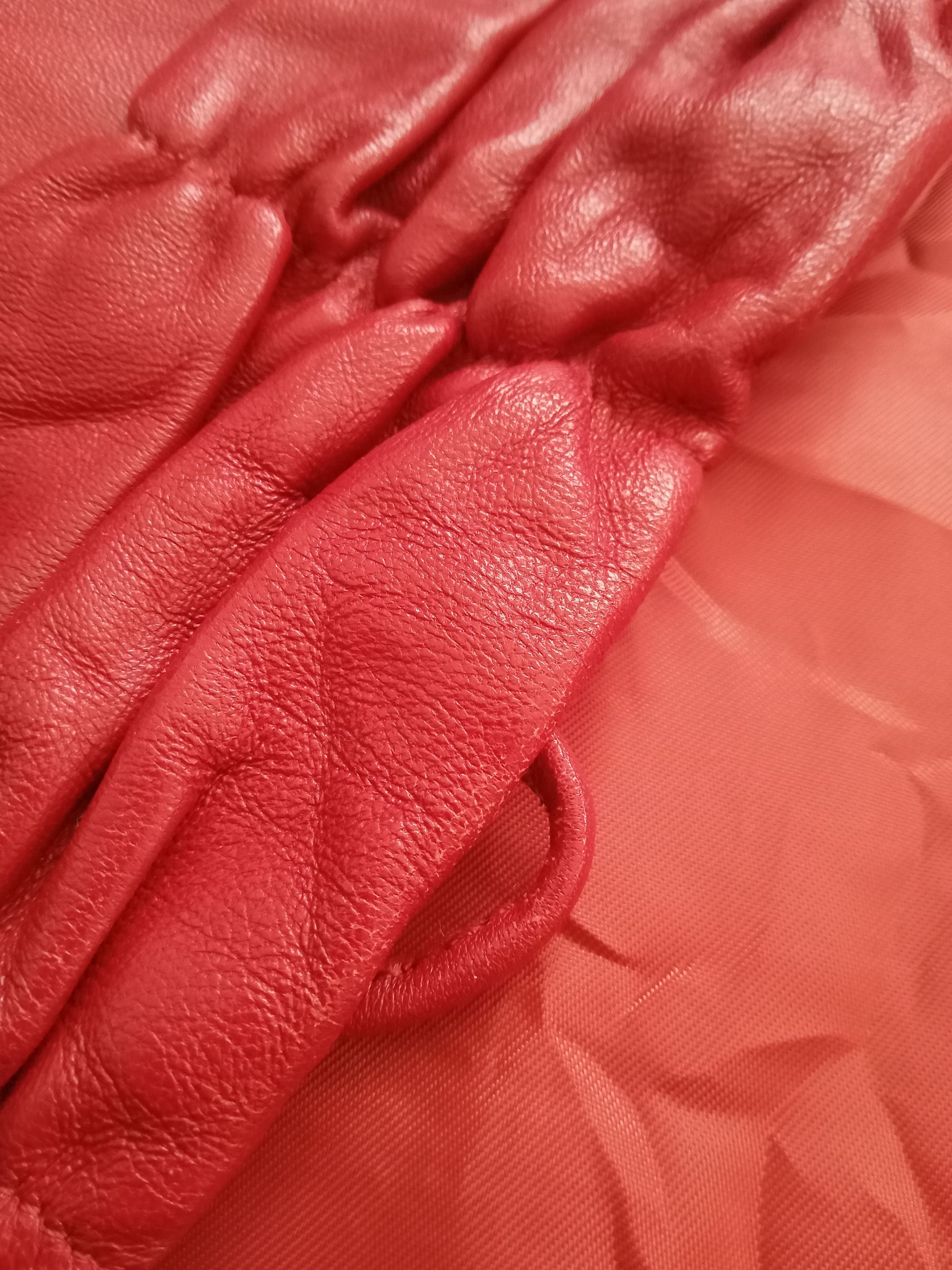 Balmain Vintage Balmain Paris Red Leather Jacket Size US L / EU 52-54 / 3 - 8 Thumbnail