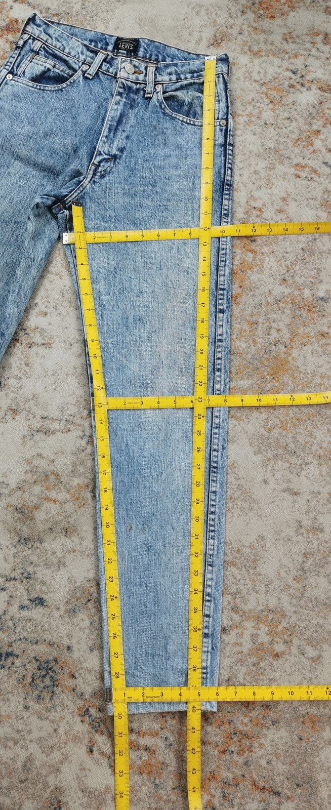 Japanese Brand × Levi's × Vintage Levis Skinny Stone Wash Jeans (LG97) Size US 27 - 11 Thumbnail