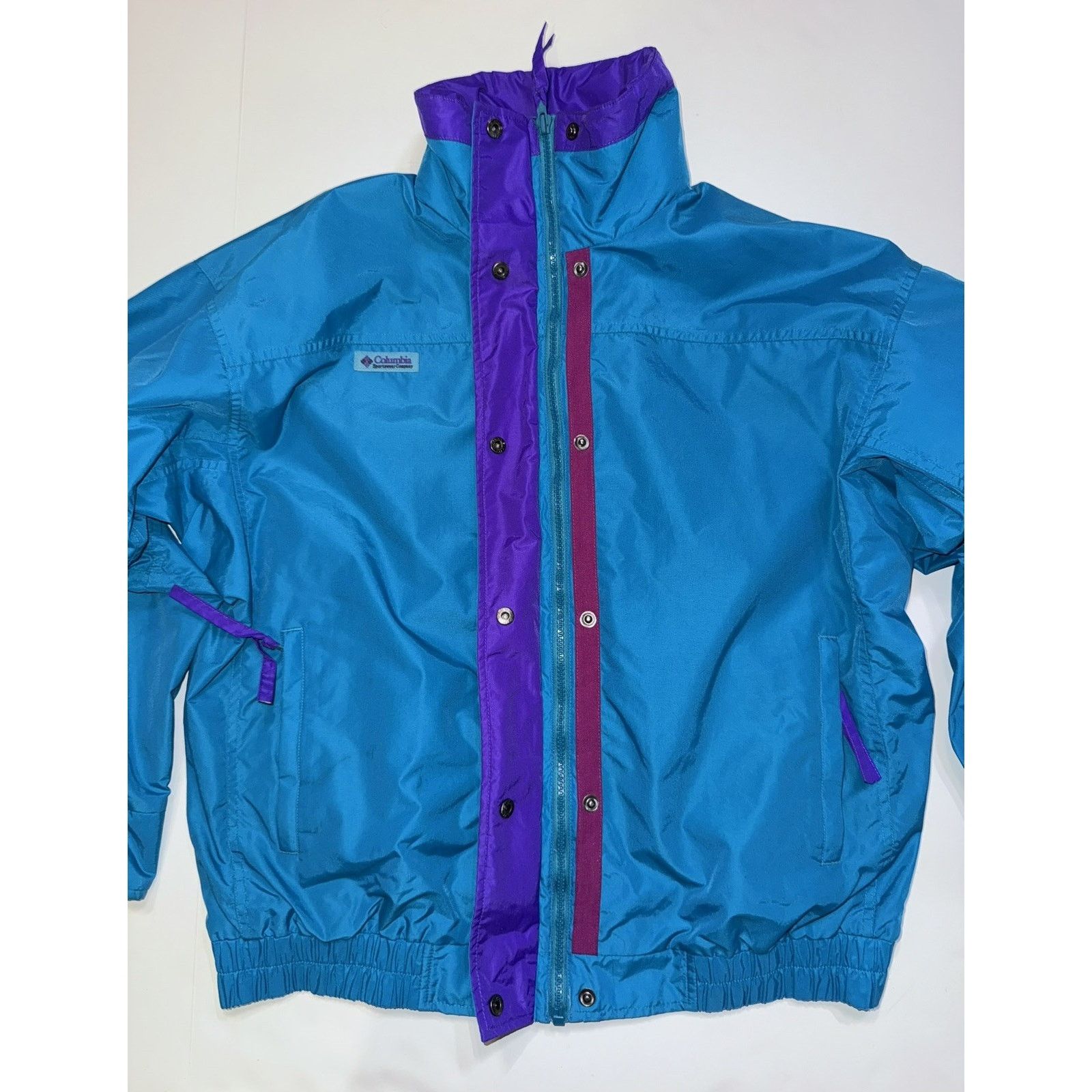Columbia Columbia Reversible Bugaboo Jacket Women Large Purple Teal Size L / US 10 / IT 46 - 9 Thumbnail