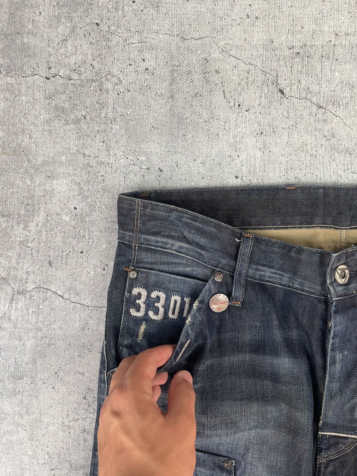 G-Star VTG AVANTGARDE G STAR RAW DENIM MULTIPOCKET JAPAN JEANS Y2K Size US 32 / EU 48 - 7 Thumbnail