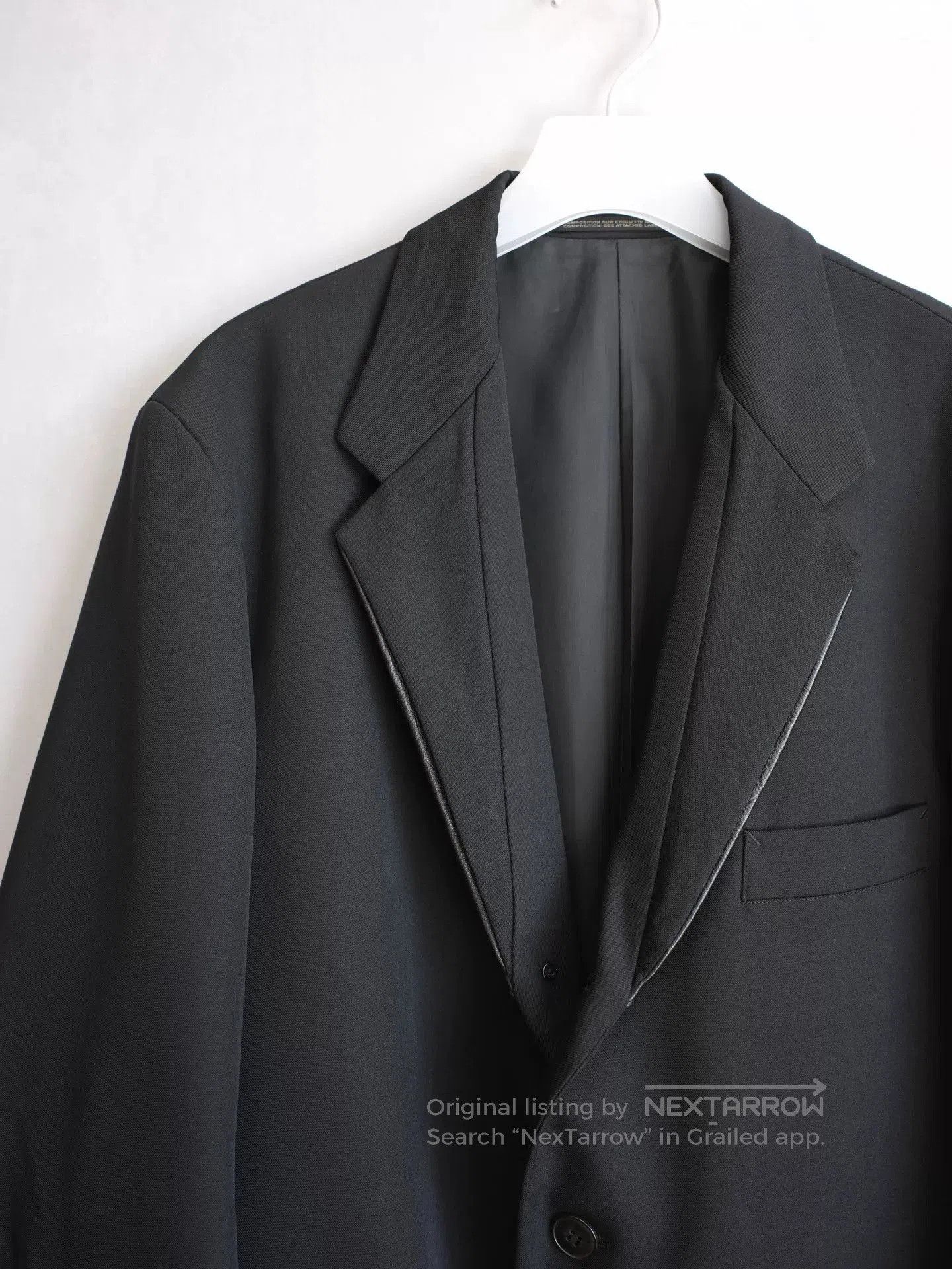 Yohji Yamamoto Yohji Yamamoto Leather Patch Jacket. Size US S / EU 44-46 / 1 - 6 Thumbnail