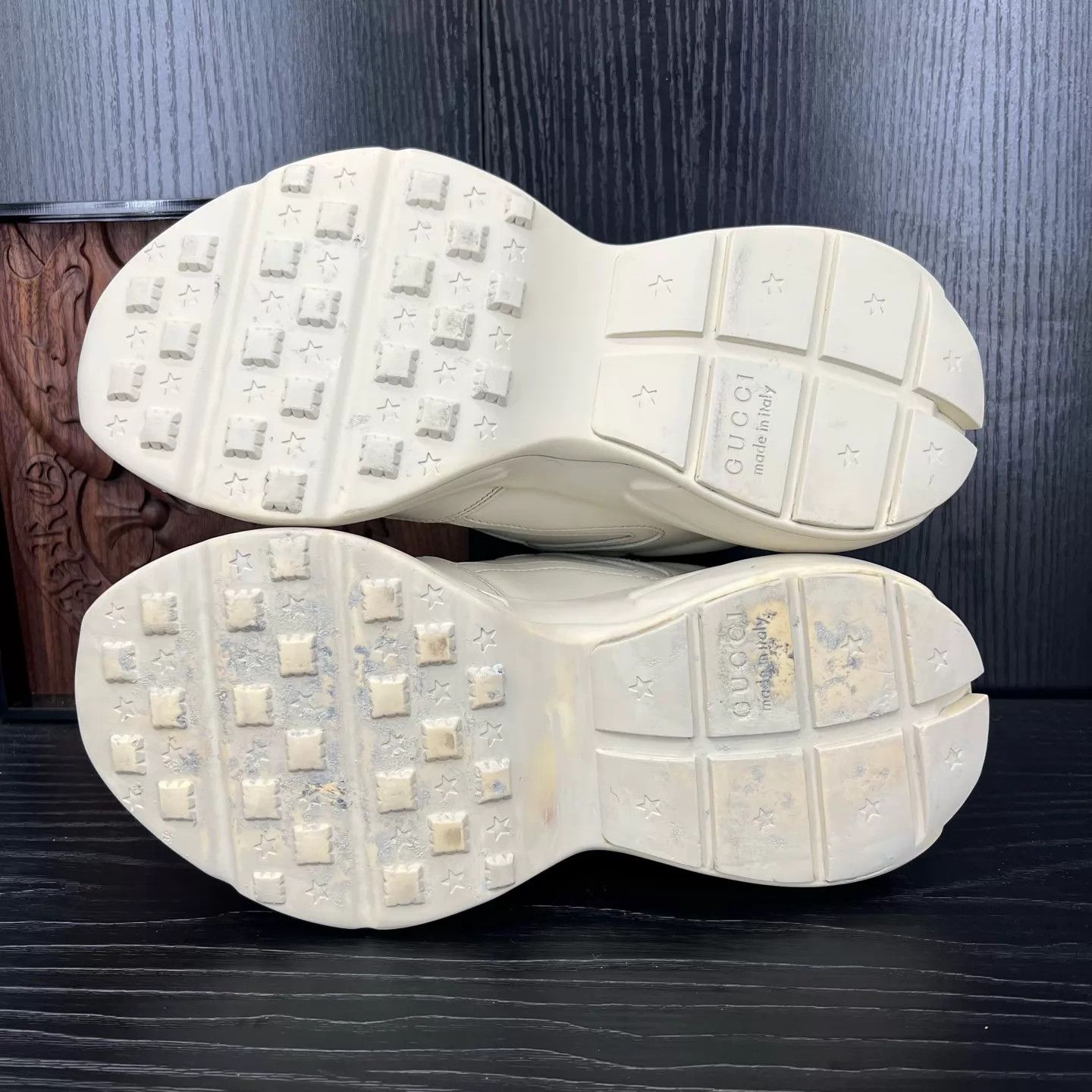 Gucci Gucci Rhyton 39.5/5.5, maintained, sole burn, boxed Size US 8 / IT 38 - 5 Thumbnail