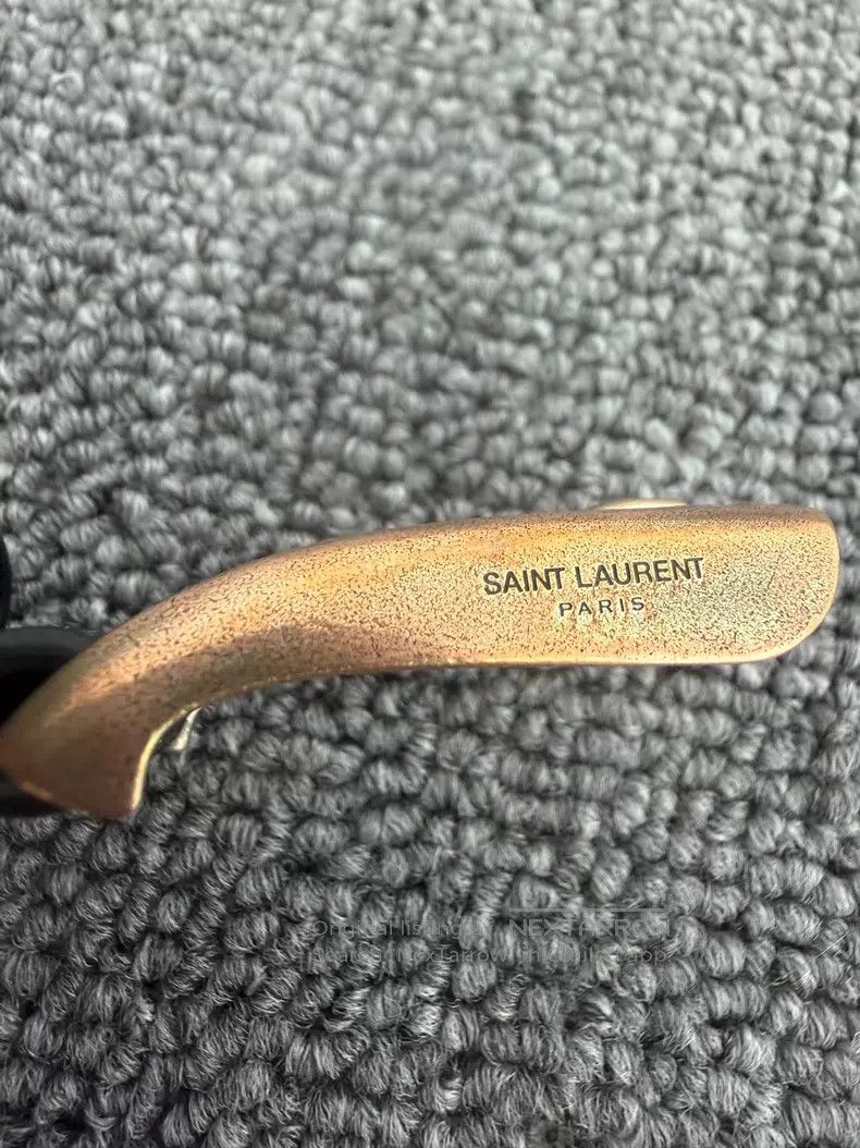 Saint Laurent Paris Saint Laurent Paris size 100 Black lizard-print belt with s Size ONE SIZE - 3 Thumbnail