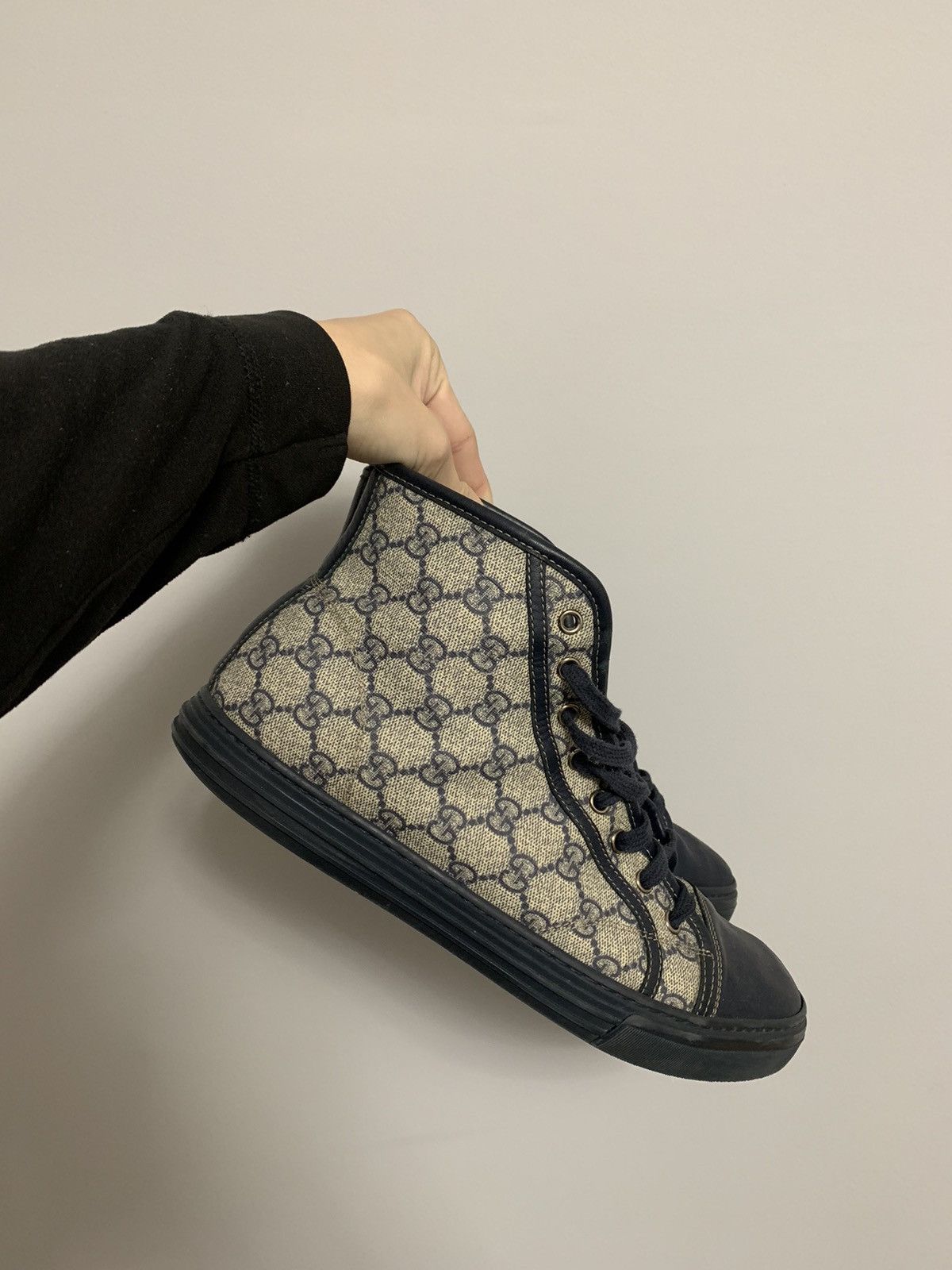 Gucci 🔥GUCCI MONOGRAM HIGHT TOP SNEAKERS Size US 9 / EU 42 - 24 Thumbnail