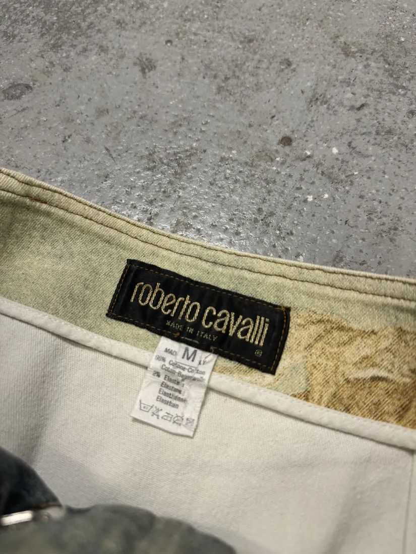 Roberto Cavalli × Vintage FW1994 Roberto Cavalli Renaissance Royal Print Skirt Size 25" / US 0 / IT 36 - 8 Thumbnail