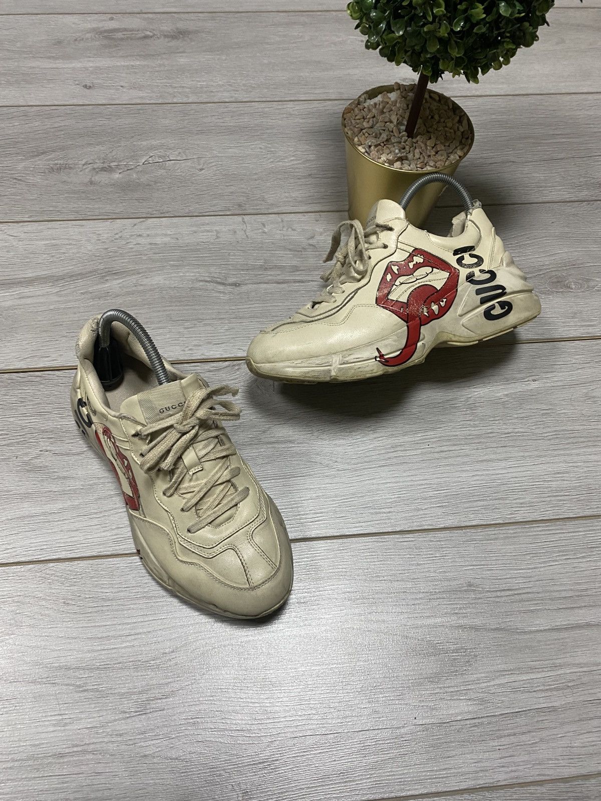 Gucci Gucci Rhyton Mouth Print tongue kiss Size US 9 / IT 39 - 2 Thumbnail