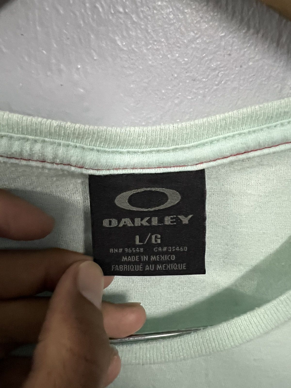 Designer × Oakley Oakley Single Pocket Vintage T-Shirt Size US L / EU 52-54 / 3 - 4 Thumbnail
