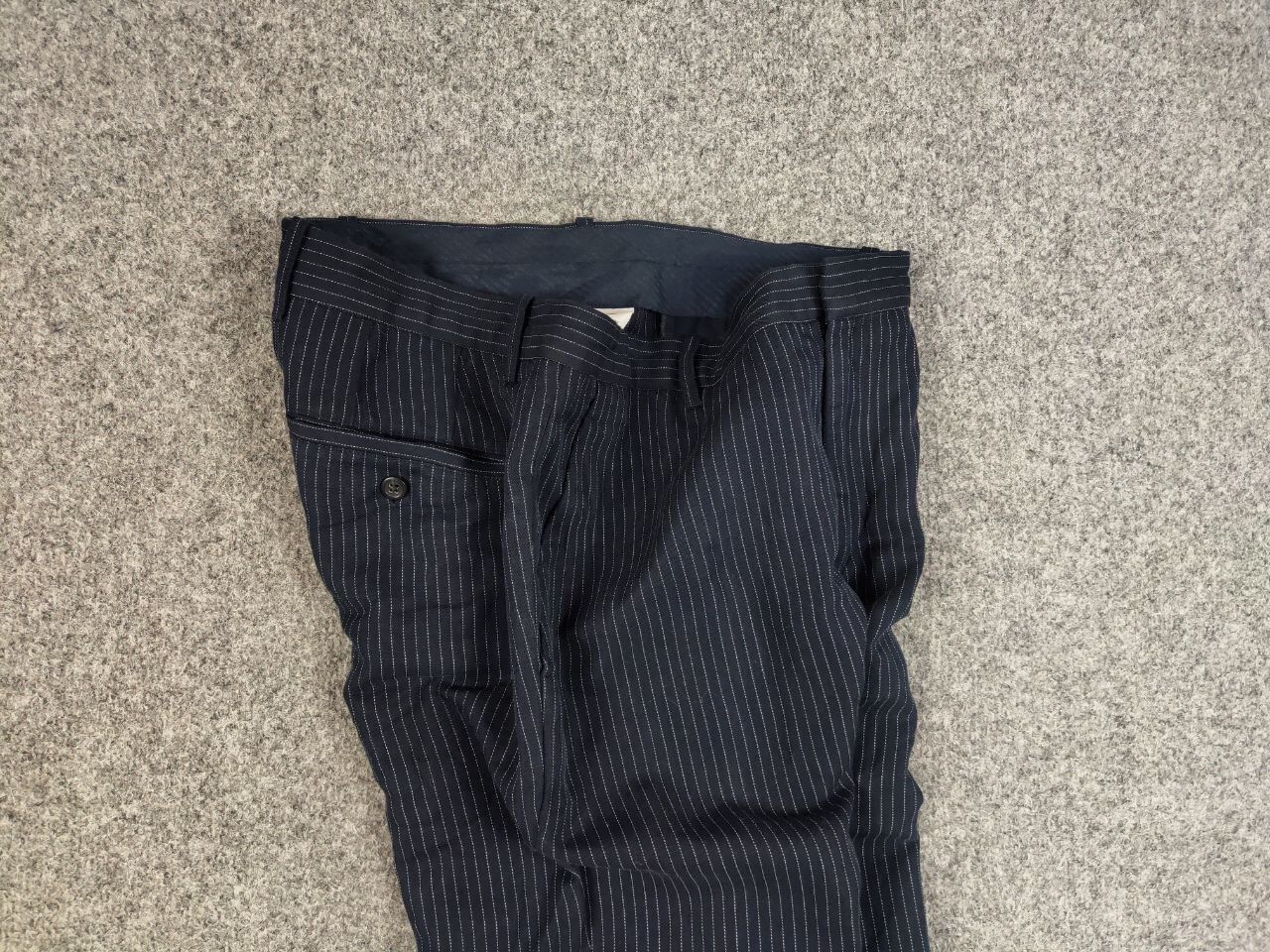 A.P.C. A.P.C. Rue Madame Paris Classic Wool Linen Trouser Pants Size US 34 / EU 50 - 13 Thumbnail