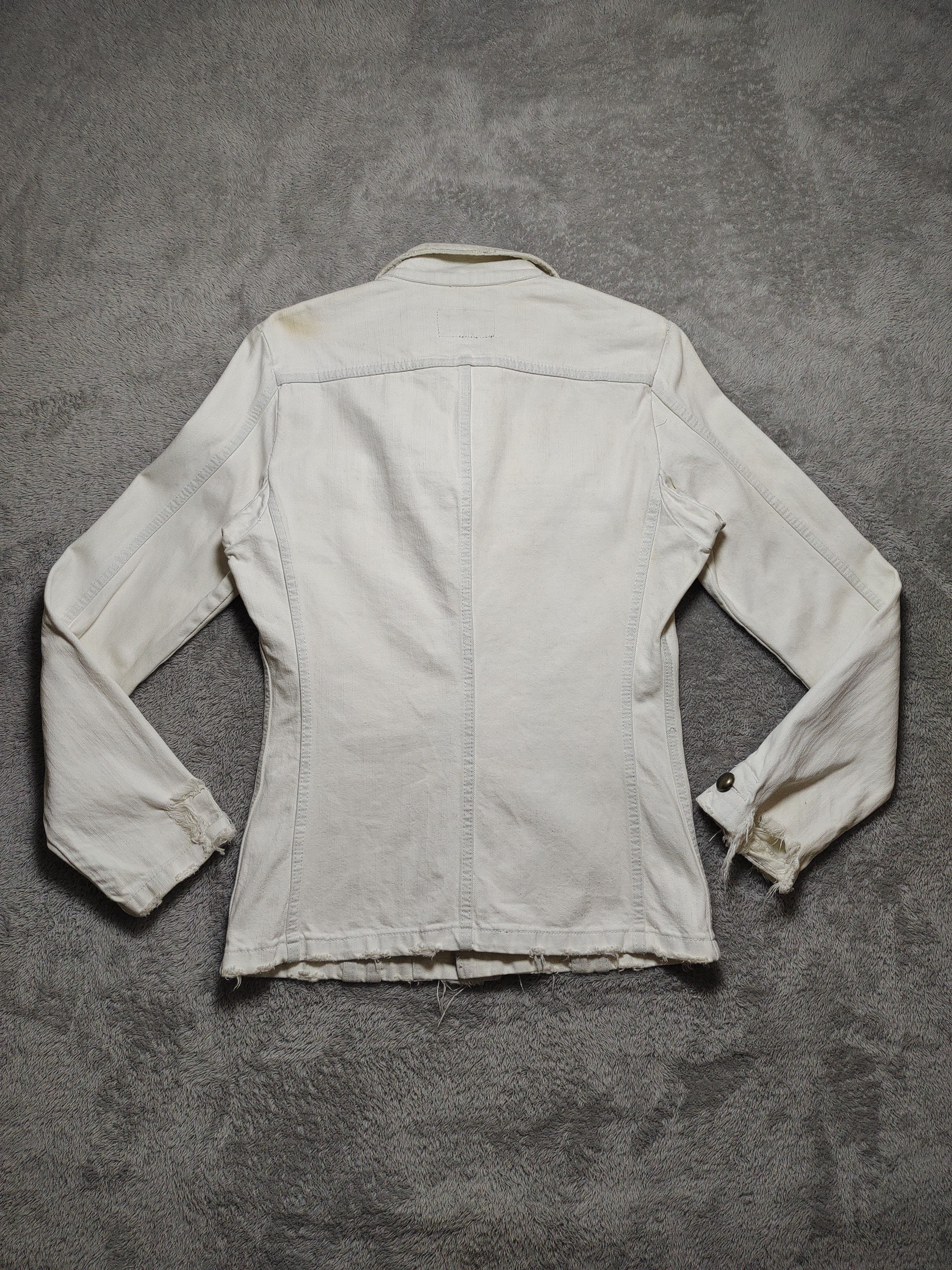 PPFM VINTAGE PPFM WHITE DISTRESSED DENIM Size US M / EU 48-50 / 2 - 2 Thumbnail