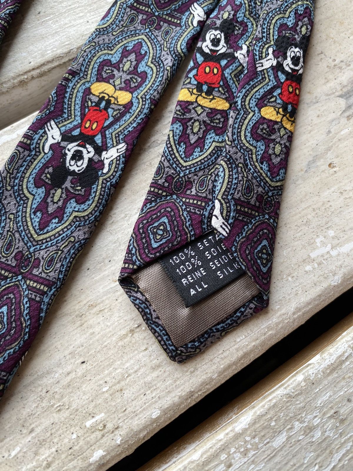 Disney × Vintage VINTAGE 80s 90s Mickey Mouse Logo DISNEY TIE Size ONE SIZE - 5 Thumbnail