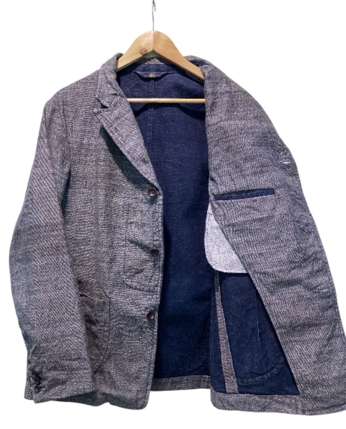 45rpm 45rpm Suit Cotton Button Up Jacket Made Japan Size US L / EU 52-54 / 3 - 4 Thumbnail