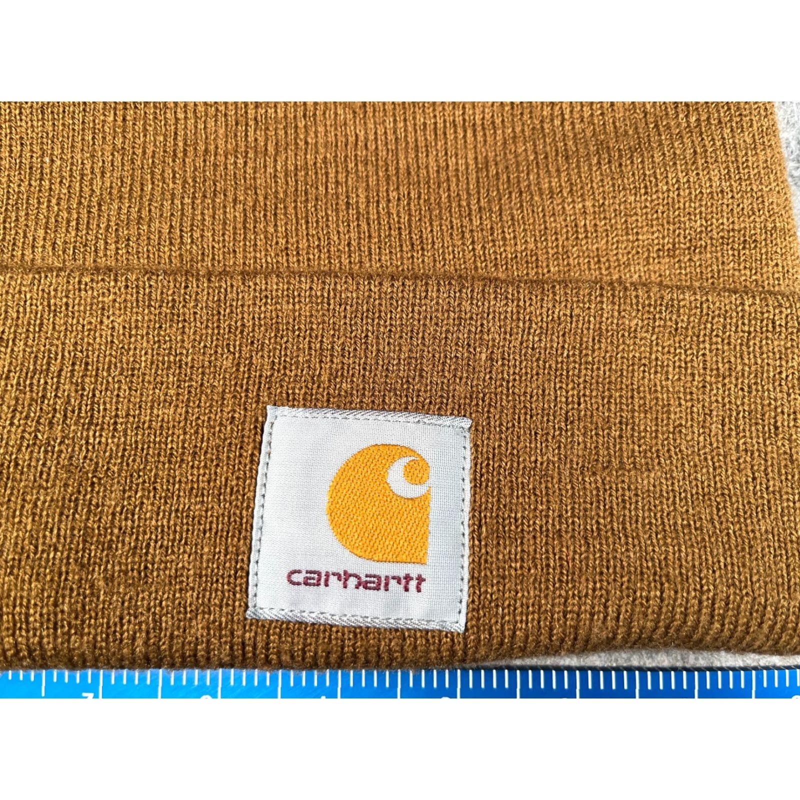 Carhartt Carhartt Beanie Hat One Size Adult Brown Knit 100% Acrylic USA Workwear Winter Summer Spring Fall Mens Size ONE SIZE - 2 Thumbnail