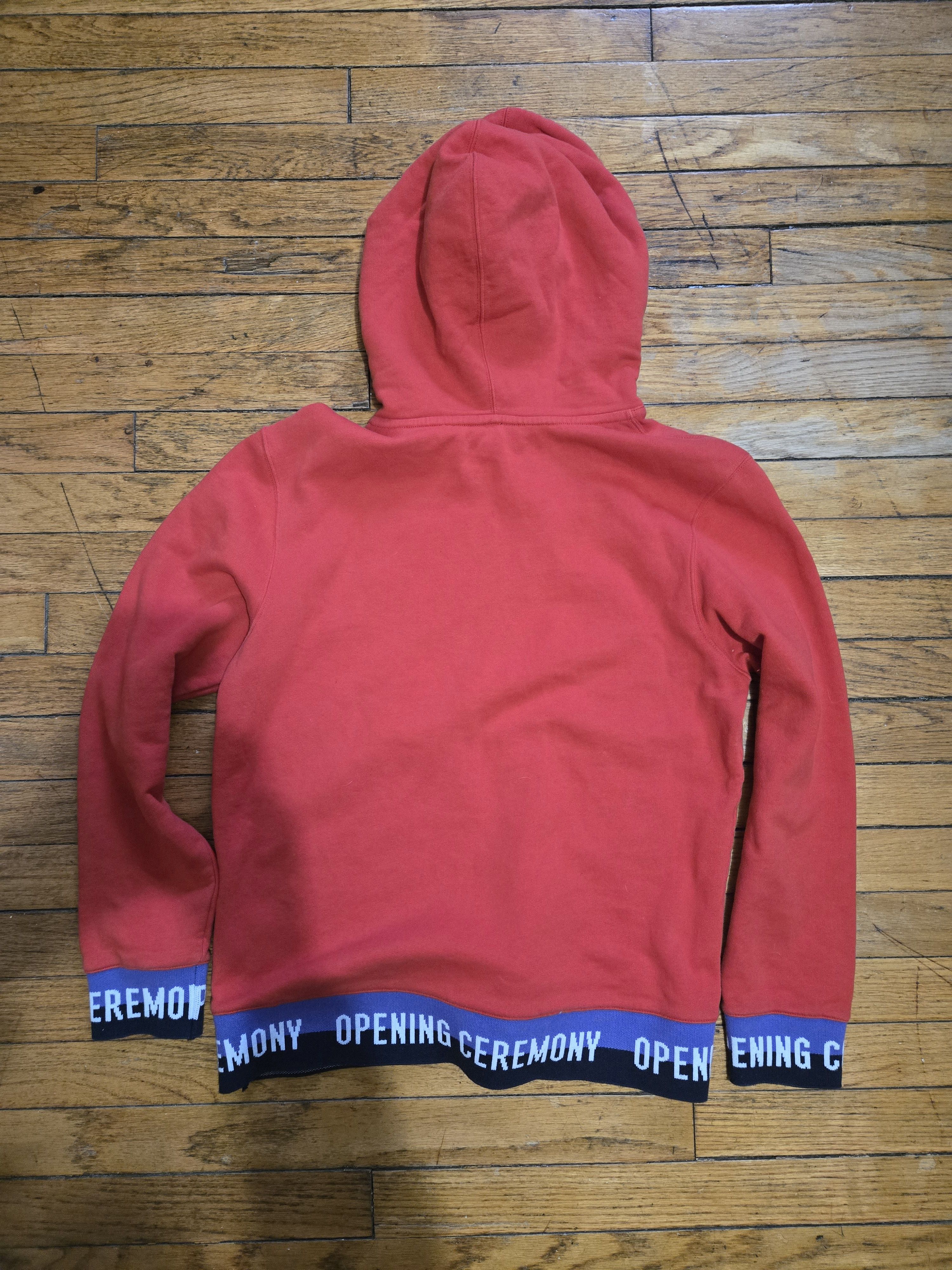 Opening Ceremony Opening Ceremony S Red Spell Out Elastic Logo hoodie Size US S / EU 44-46 / 1 - 6 Thumbnail
