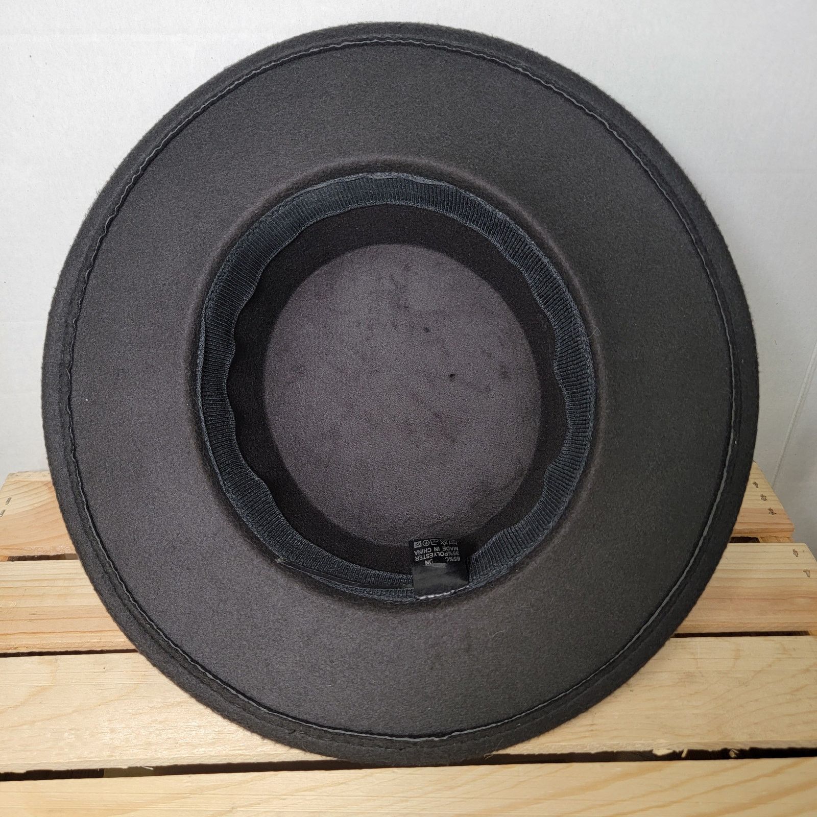 Other Unbranded Women's Black Rim Hat - 8" Size ONE SIZE - 6 Thumbnail