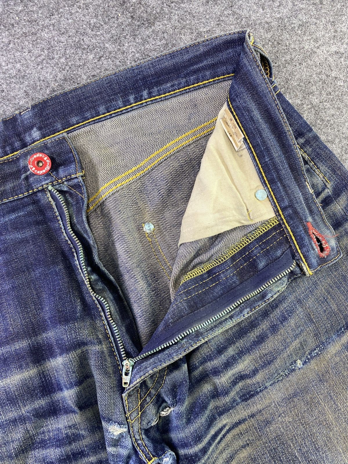 Japanese Brand JAPANESE BRAND CUNE BLUE WASH DENIM - J844 Size US 34 / EU 50 - 3 Thumbnail
