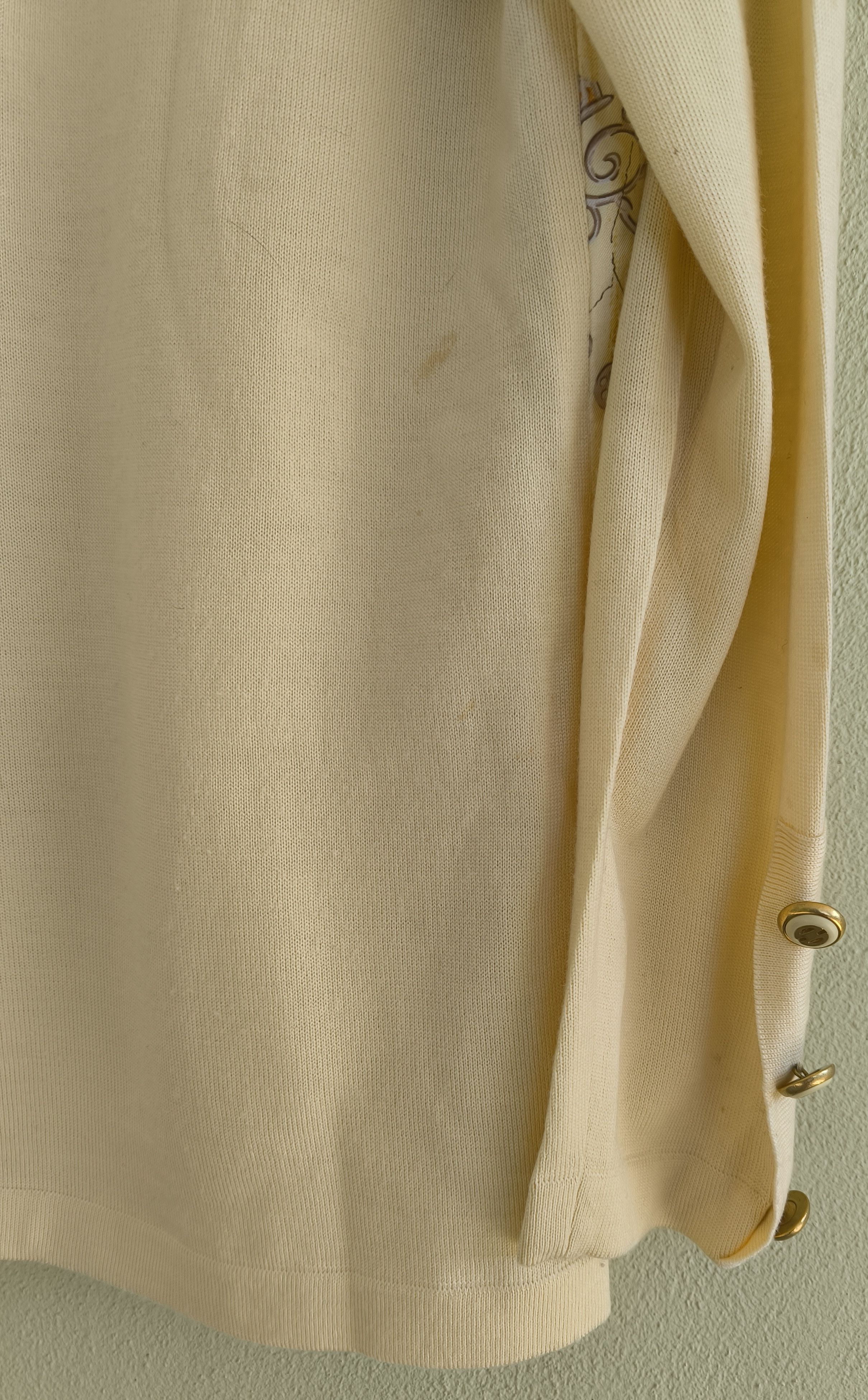 Celine Vtg CELINE silk cardigan Size US S / EU 44-46 / 1 - 9 Thumbnail