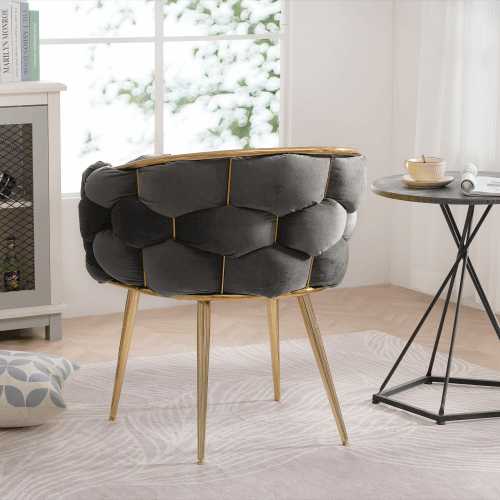 Designer × Homemade Luxury modern simple leisure velvet single sofa chair bedroo Size US L / EU 52-54 / 3 - 8 Thumbnail