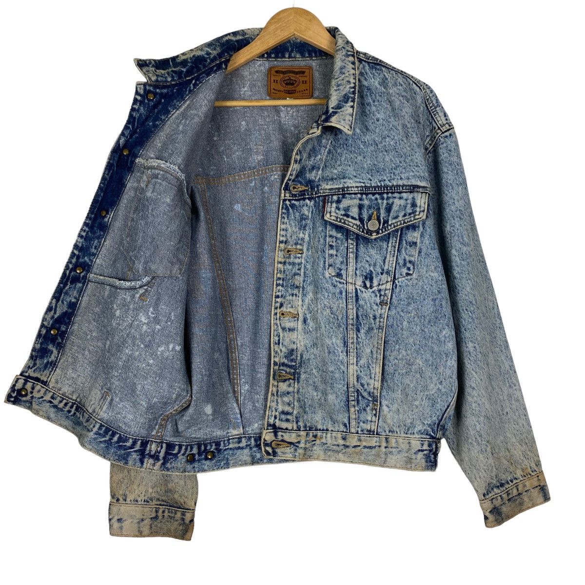 Big John Vintage Big John Acid Wash Blue Denim Jacket Size US M / EU 48-50 / 2 - 11 Thumbnail