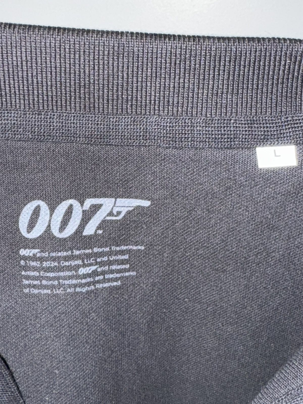 Other JAMES BOND 007 EMBROIDERED COTTON POLO SHIRT - BLACK SIZE L Size US L / EU 52-54 / 3 - 3 Thumbnail